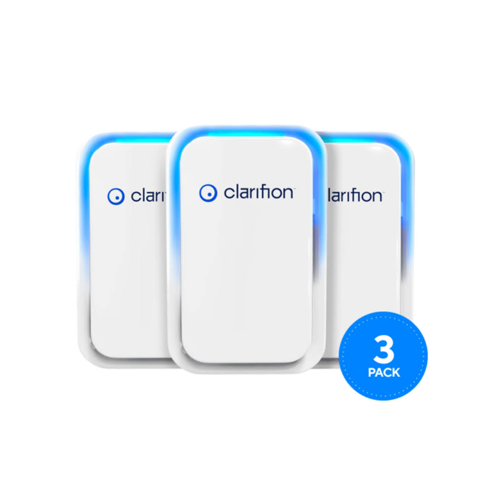 Clarifion - Air Ionizers For Home (3 Pack), Negative Ion Filtration DVGC8PDX_SVENG