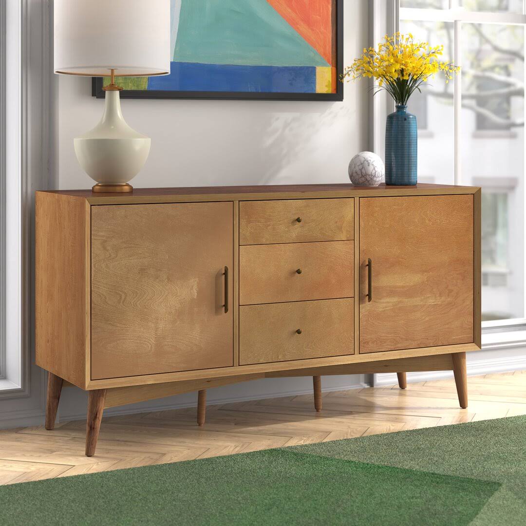 Union City 57 Wide 3 Drawer Buffet Table Wade Logan Color: EPFVNSCZ_JKZNT
