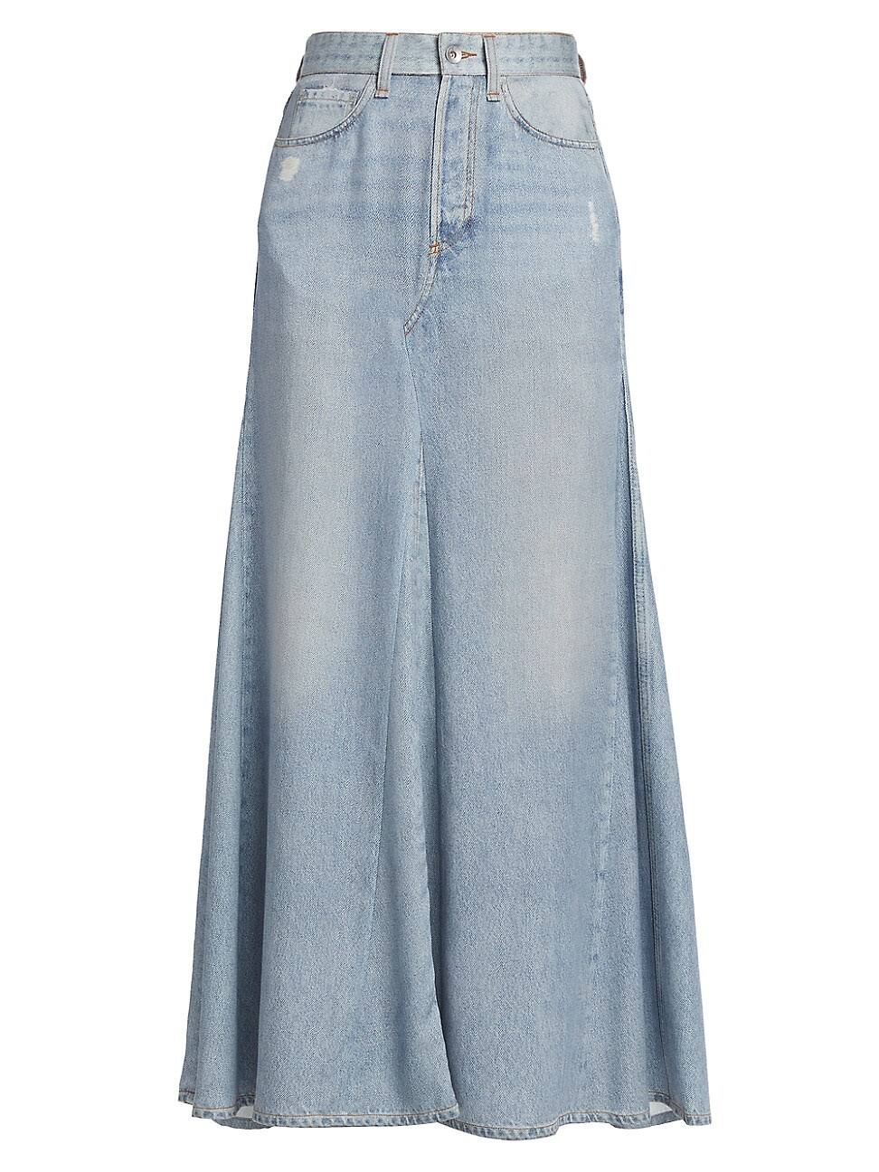 Rag & Bone Women's Liquid Miramar Maxi Skirt - Posy - Size YTIBSWUC_9AIMX