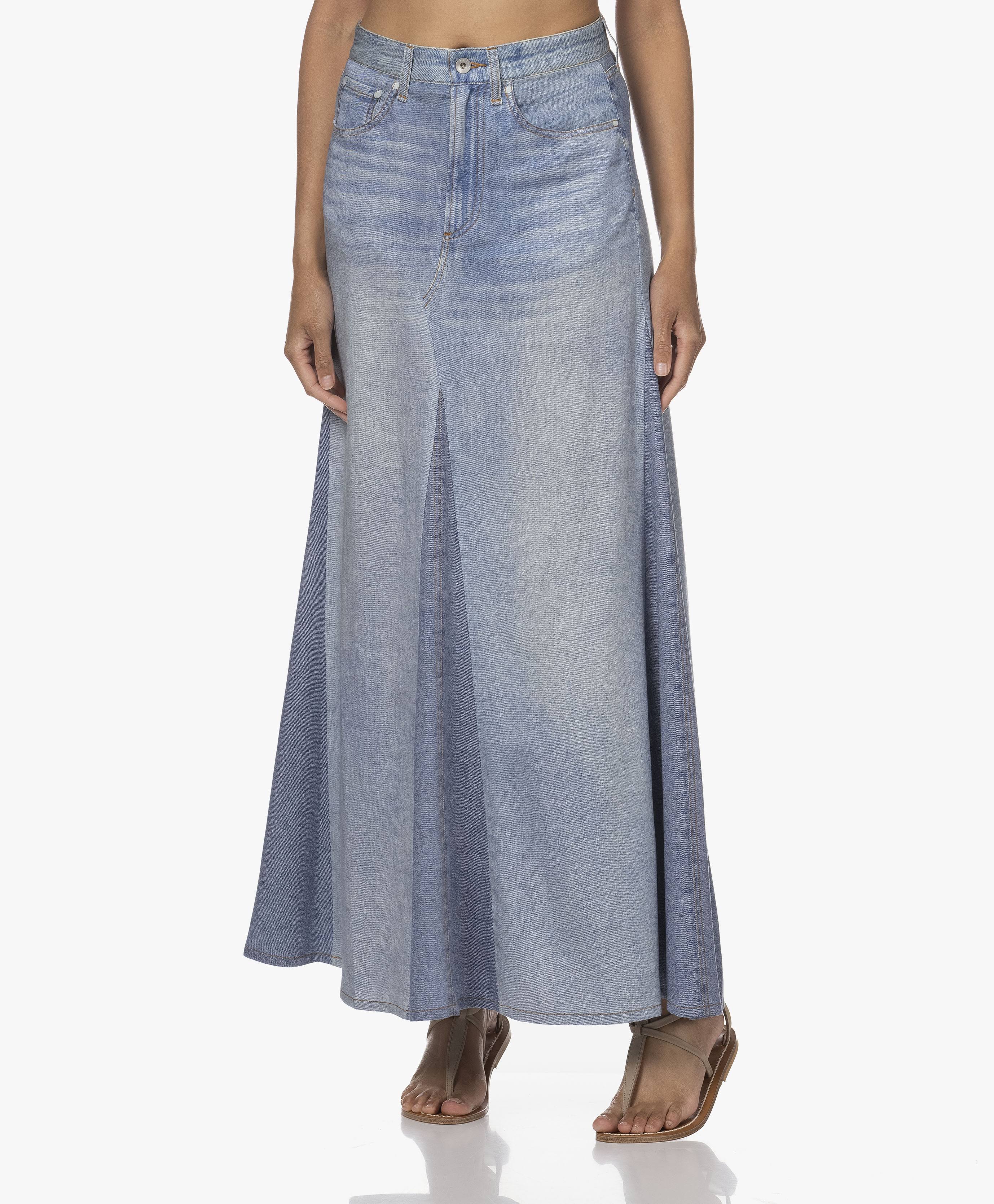 Rag & Bone Women's Liquid Miramar Maxi Skirt - Posy - Size YTIBSWUC_9AIMX