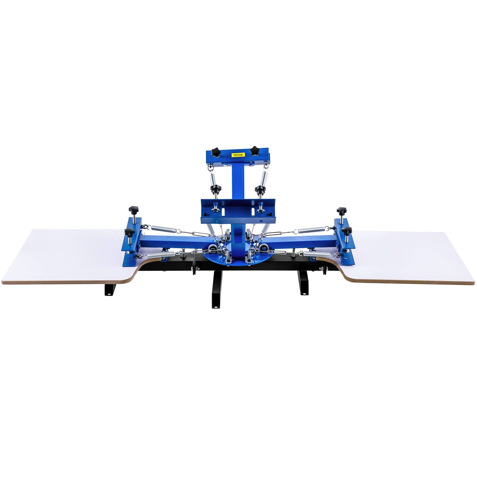 Vevor Screen Printer 4 Color 2 Station Silk Screen Printing Kit 55x45cm T-Shirt Screen Printing Machine Screenprint Press (4 Color 2 Station) 166KNQIX_Q8REN