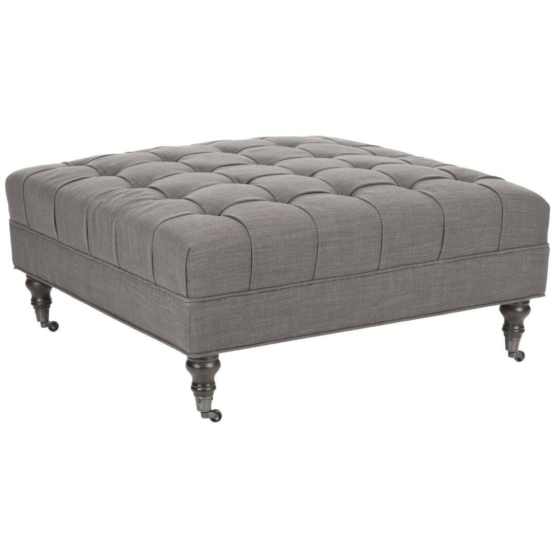Holsey 34.8 Velvet Tufted Square Cocktail LH1CHLTJ_WVG8J