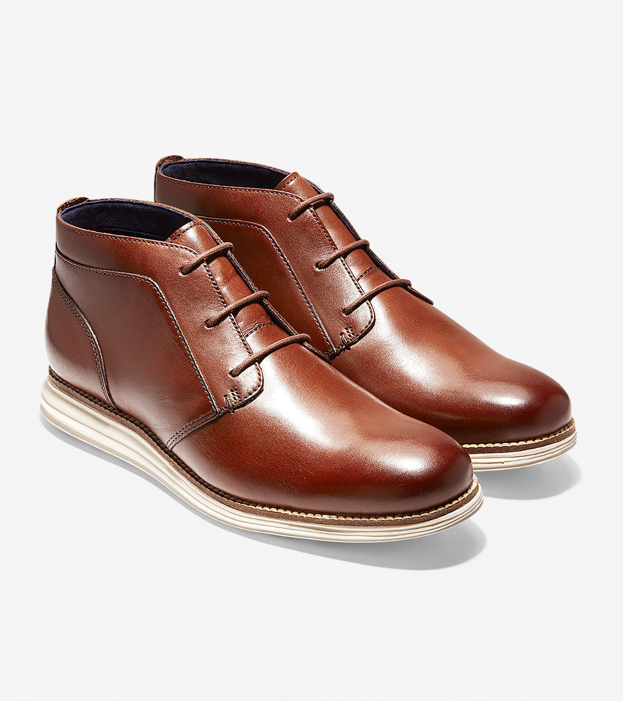 Cole Haan Original Grand Chukka Woodbury Leather/Ivory, Men's, Size: 7.M6EQTV0E_QZAP8