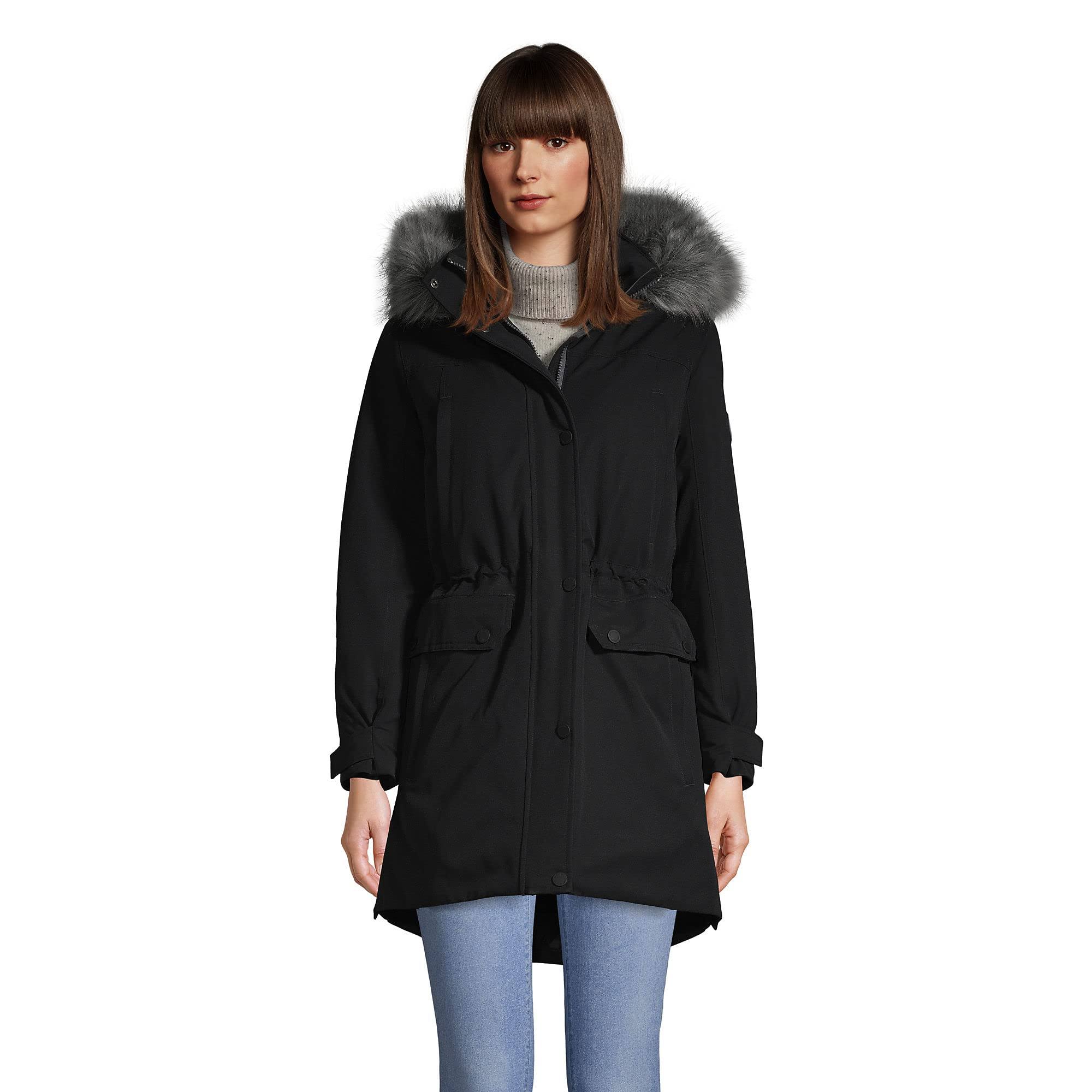 Lands' End Women's Expedition Waterproof Winter Maxi Down Coat - Medium - CXDBKEKR_TBRCJ
