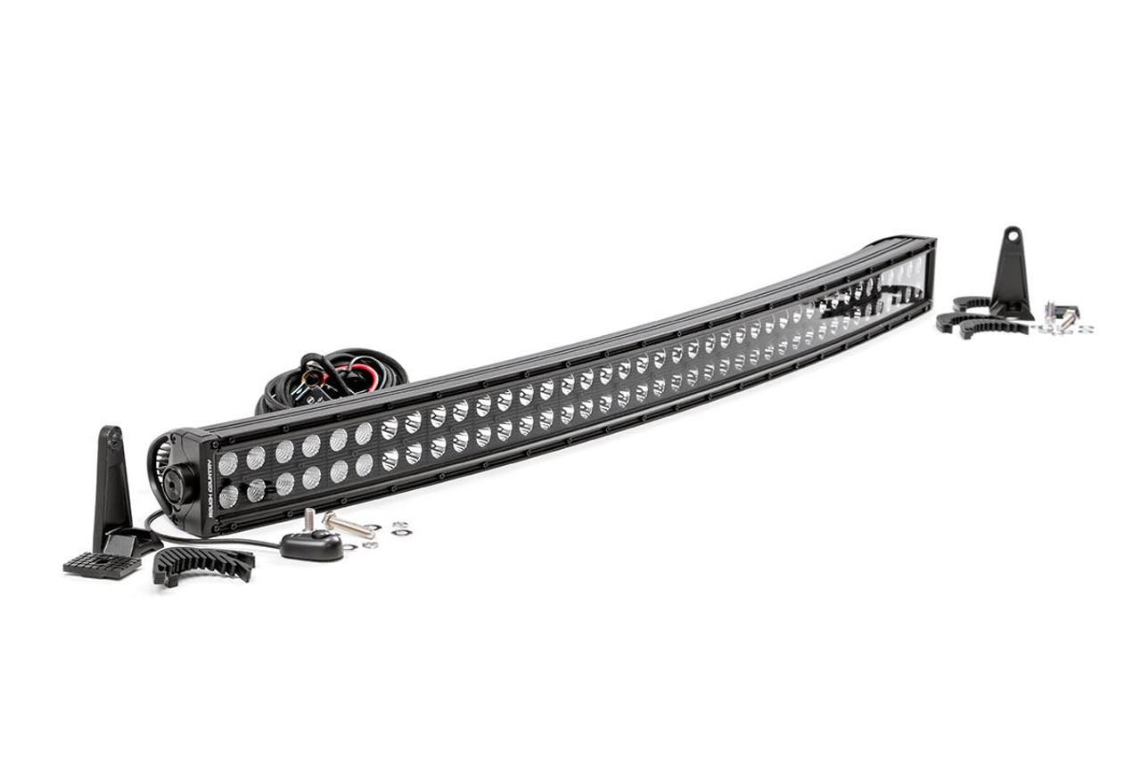 Rough Country 72940bl 40 Black Series Dual Row Curved Cree Led Light UAF59RQL_GBN2B