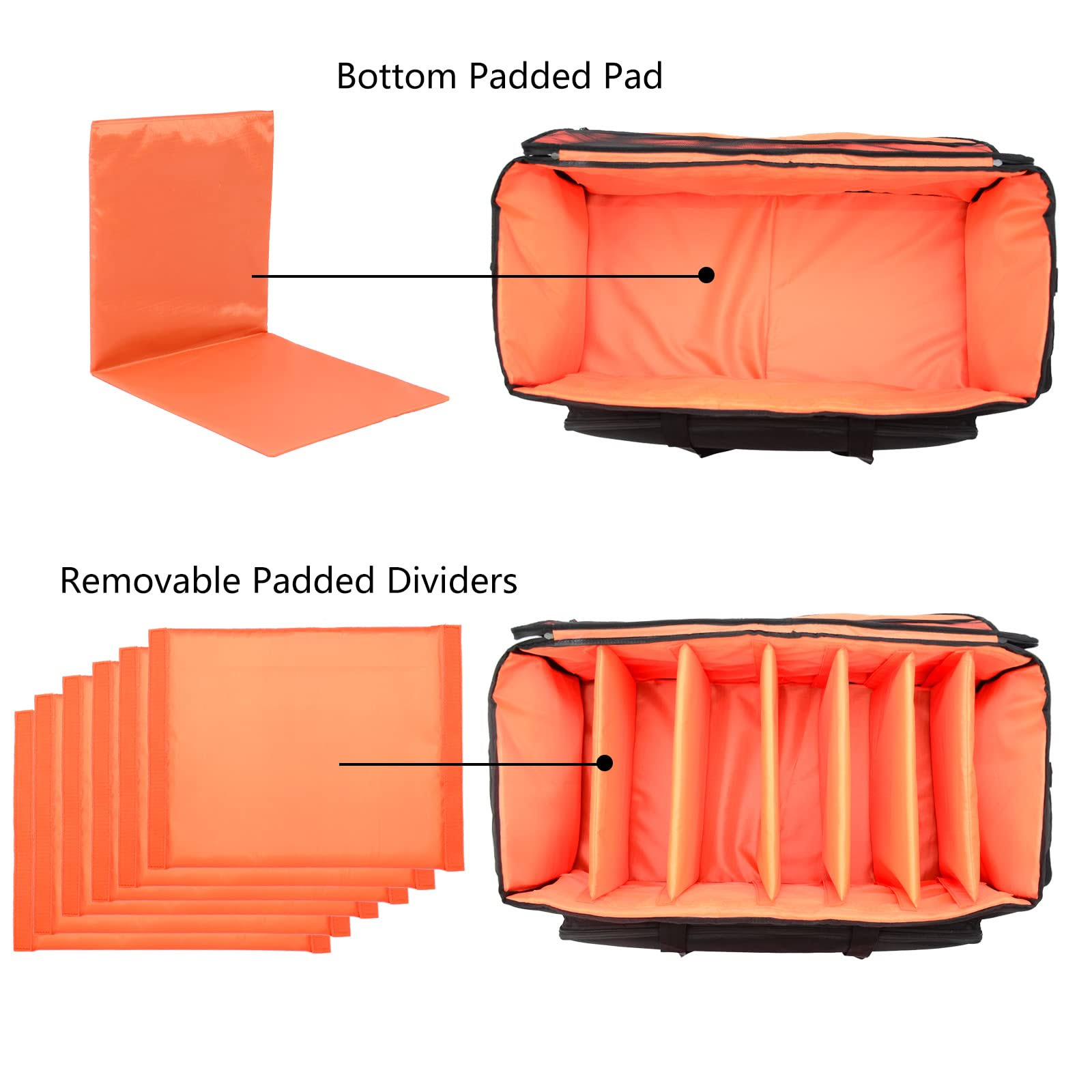 Ibvivic High Capacity Gig Band Cable File Bag, 600d Oxford With With VQHWJOAH_IOREC