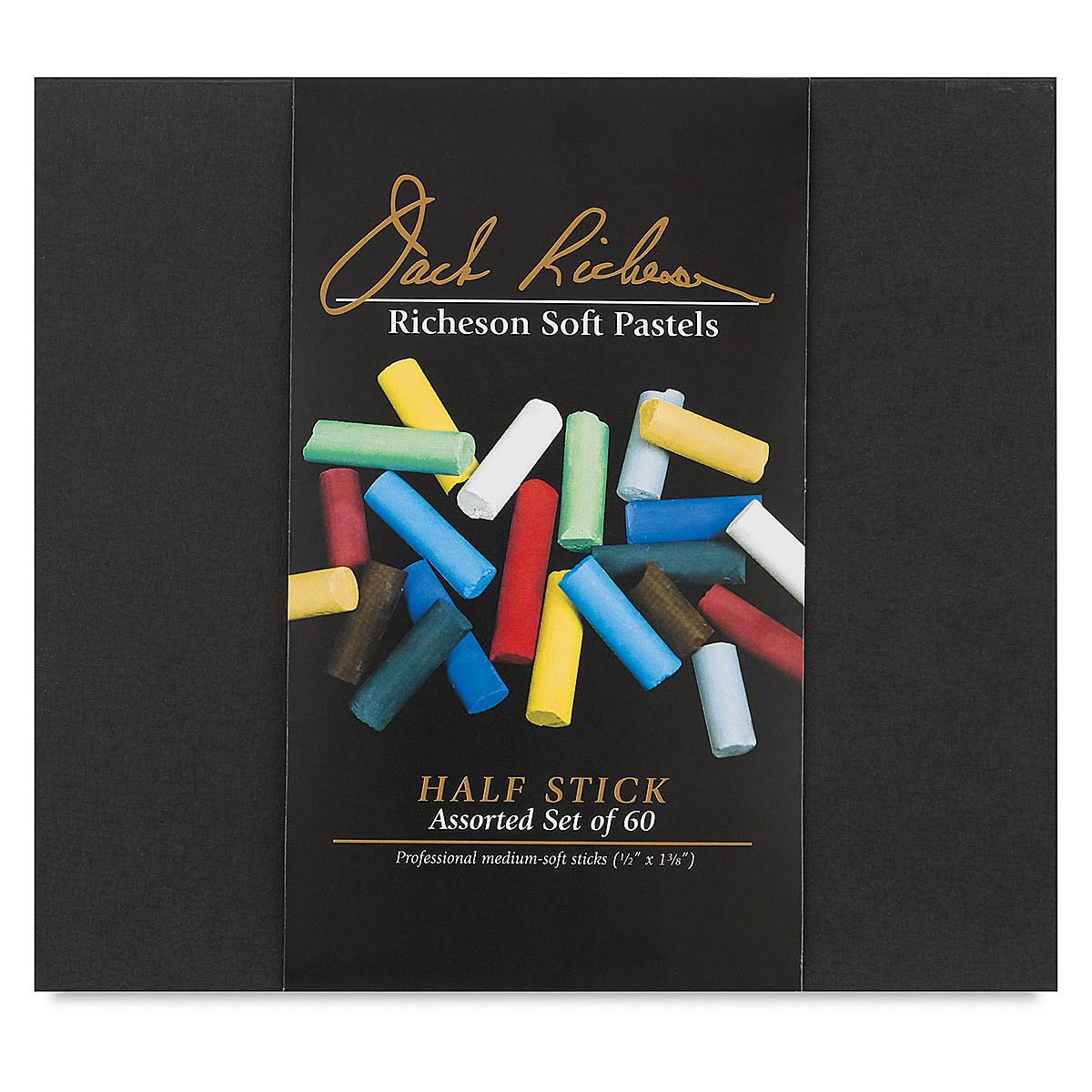 Jack Richeson Signature Round Half Stick Pastels, 60 Count (Pack Of 1) 6VYQYBBH_CELUE