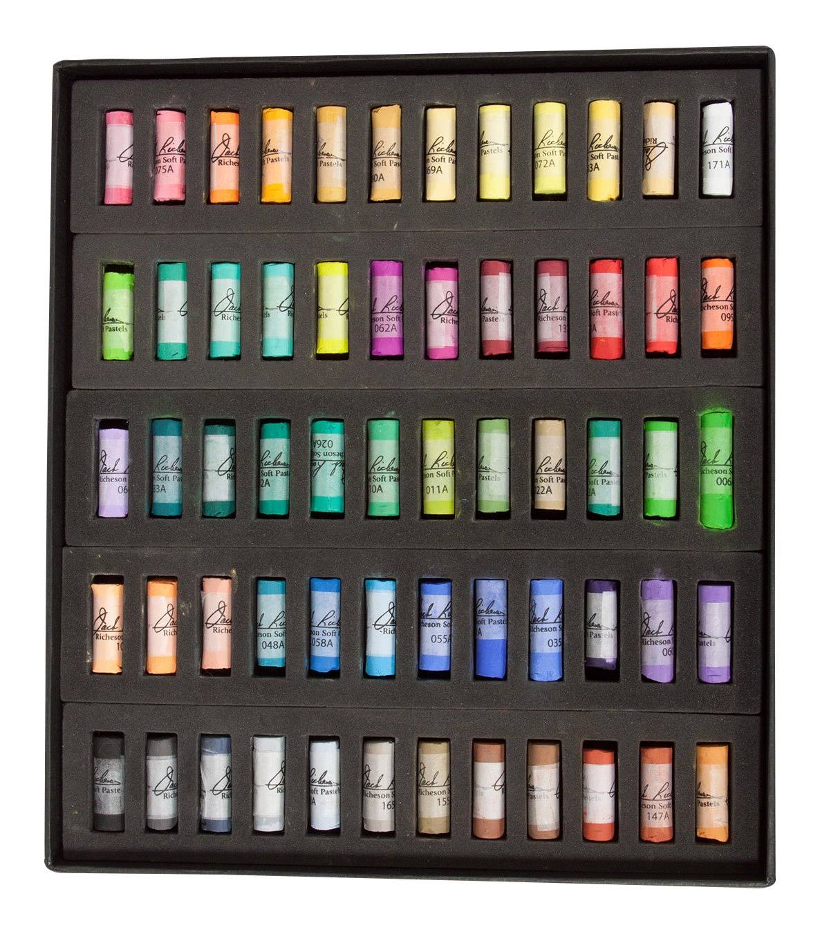 Jack Richeson Signature Round Half Stick Pastels, 60 Count (Pack Of 1) 6VYQYBBH_CELUE