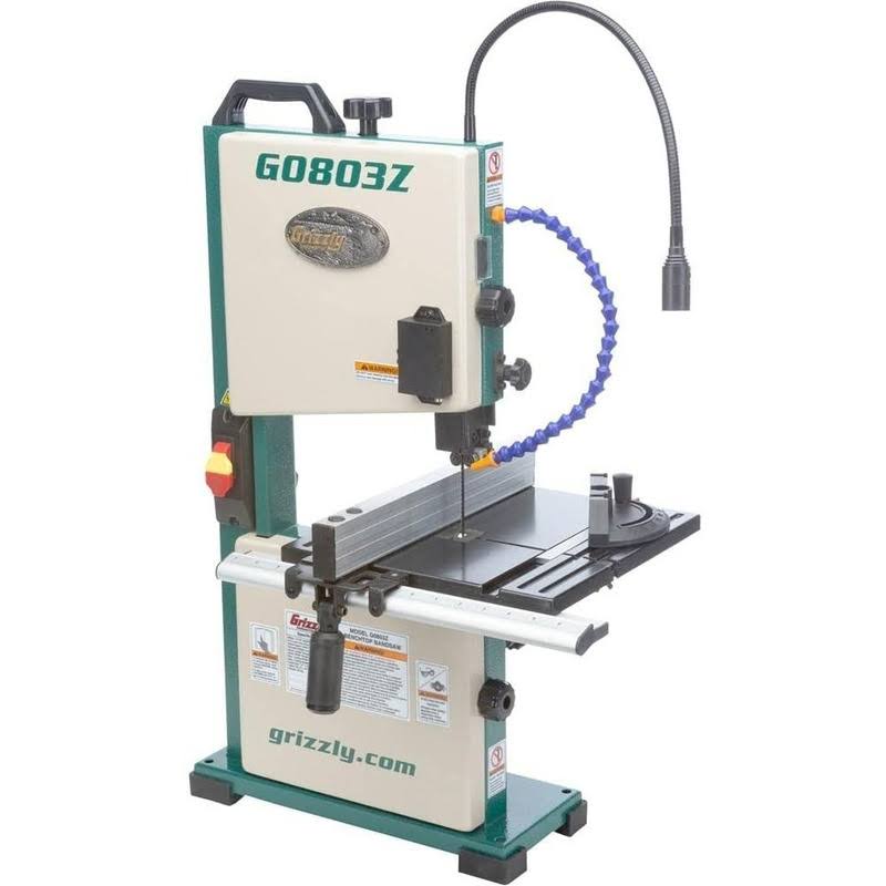 Grizzly Industrial G0803z - 9 Benchtop Bandsaw With Laser FSBM8ZWC_ESSAQ