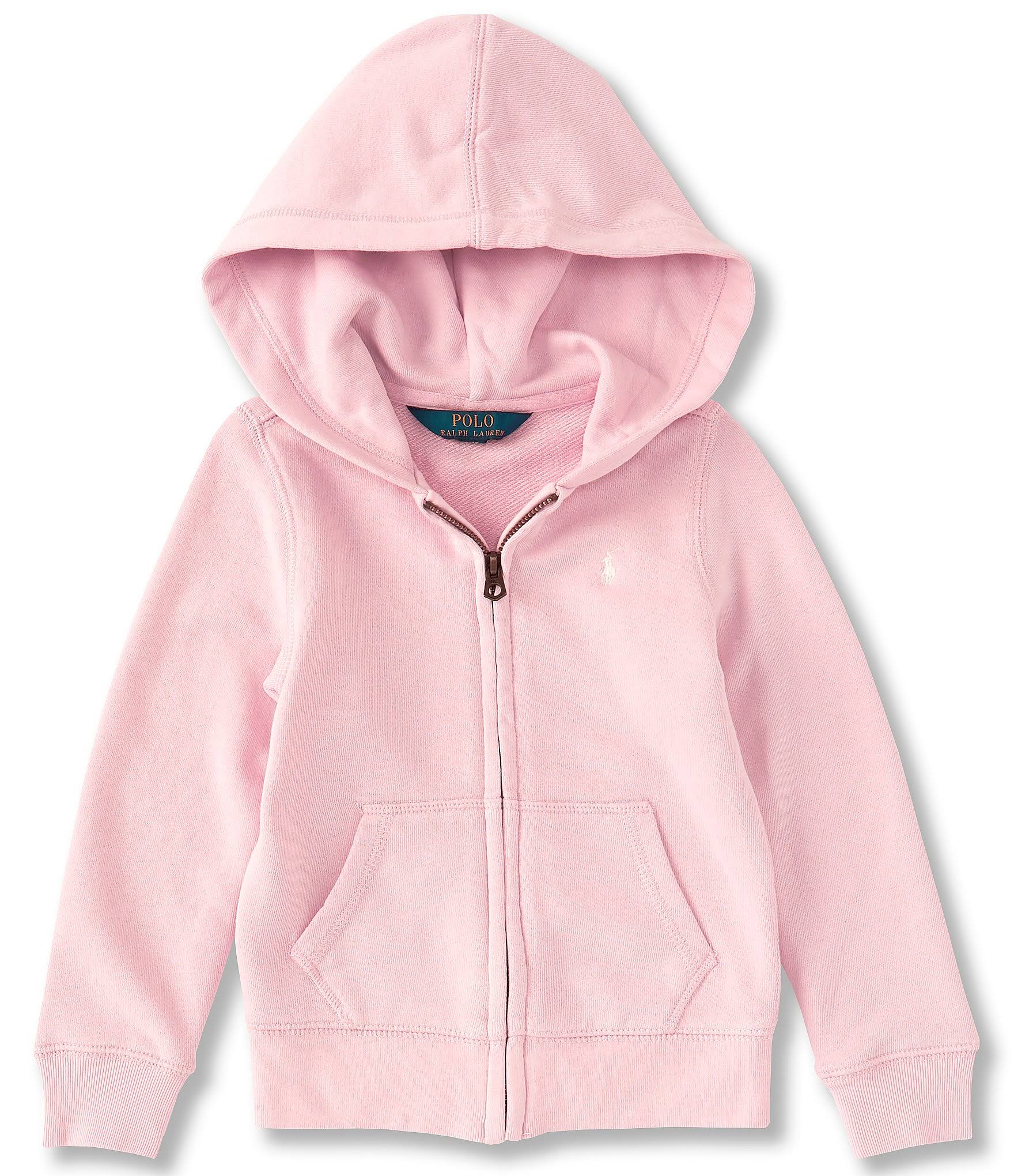 Polo Ralph Lauren Little Girls French Terry Hoodie - Hint Of Pink 1TJPGOKJ_6E3BI