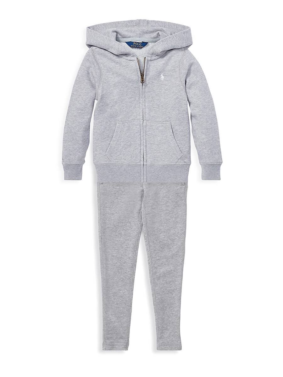 Polo Ralph Lauren Little Girls French Terry Hoodie - Hint Of Pink 1TJPGOKJ_6E3BI
