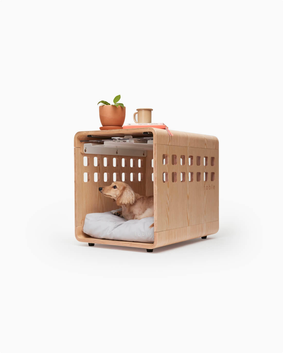 Fable Pet Crate Fable Pets White Gate Small (23 H X 20 W X 26 D) JBYEWGNH_PNFPA