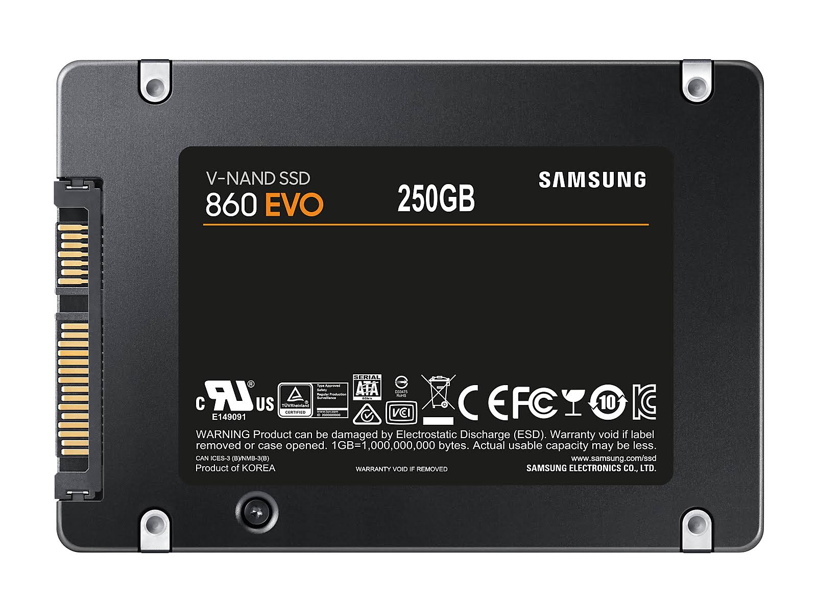 Samsung 860 Evo 250 Gb Internal Ssd, XPCLTLM2_OJRHD