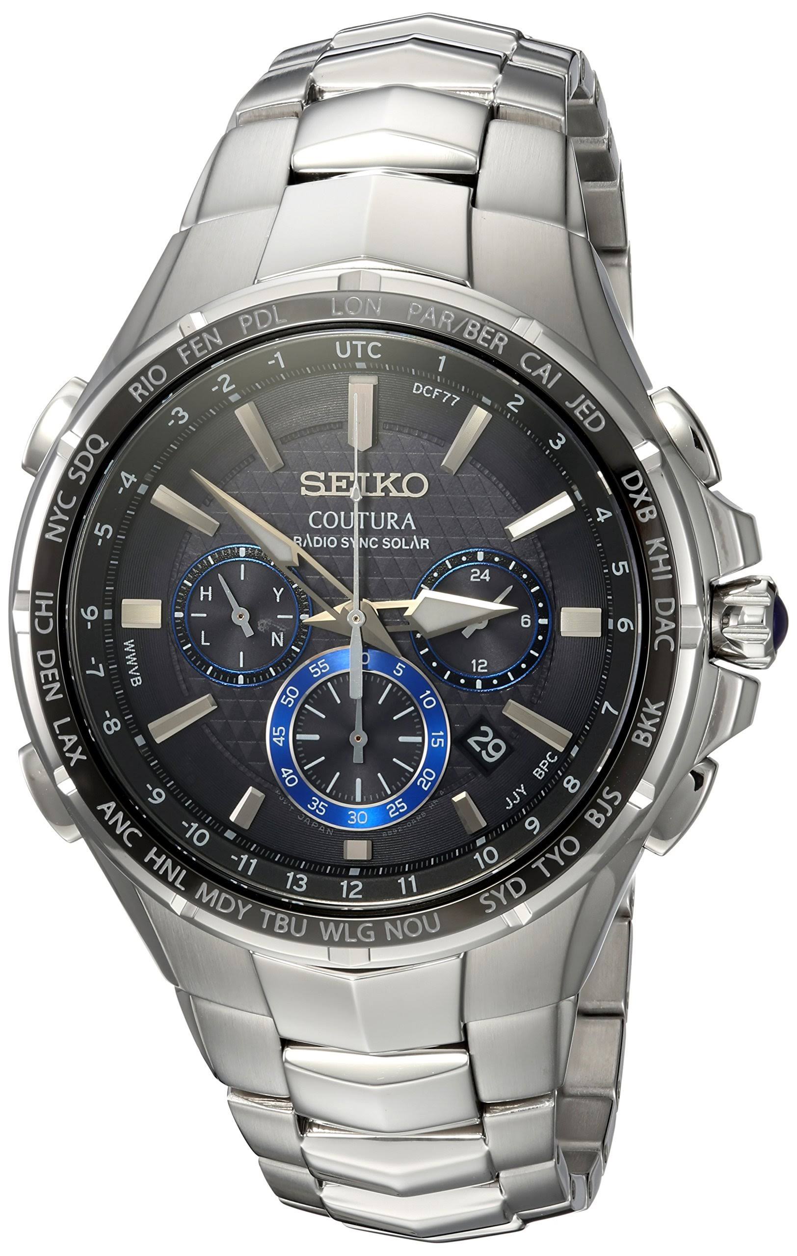 Seiko Men's Coutura Stainless Steel Solar Chronograph Watch - Ssg009, B14SOMIA_RHR5R