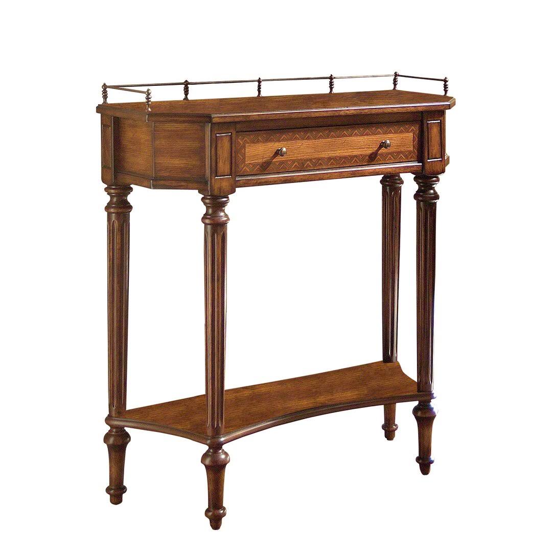 Beachcrest Home Madalene Console Table Colour: Umber Brown 32.0 H X 30.0 W X 12.0 D QGXXLHKD_IDUYV