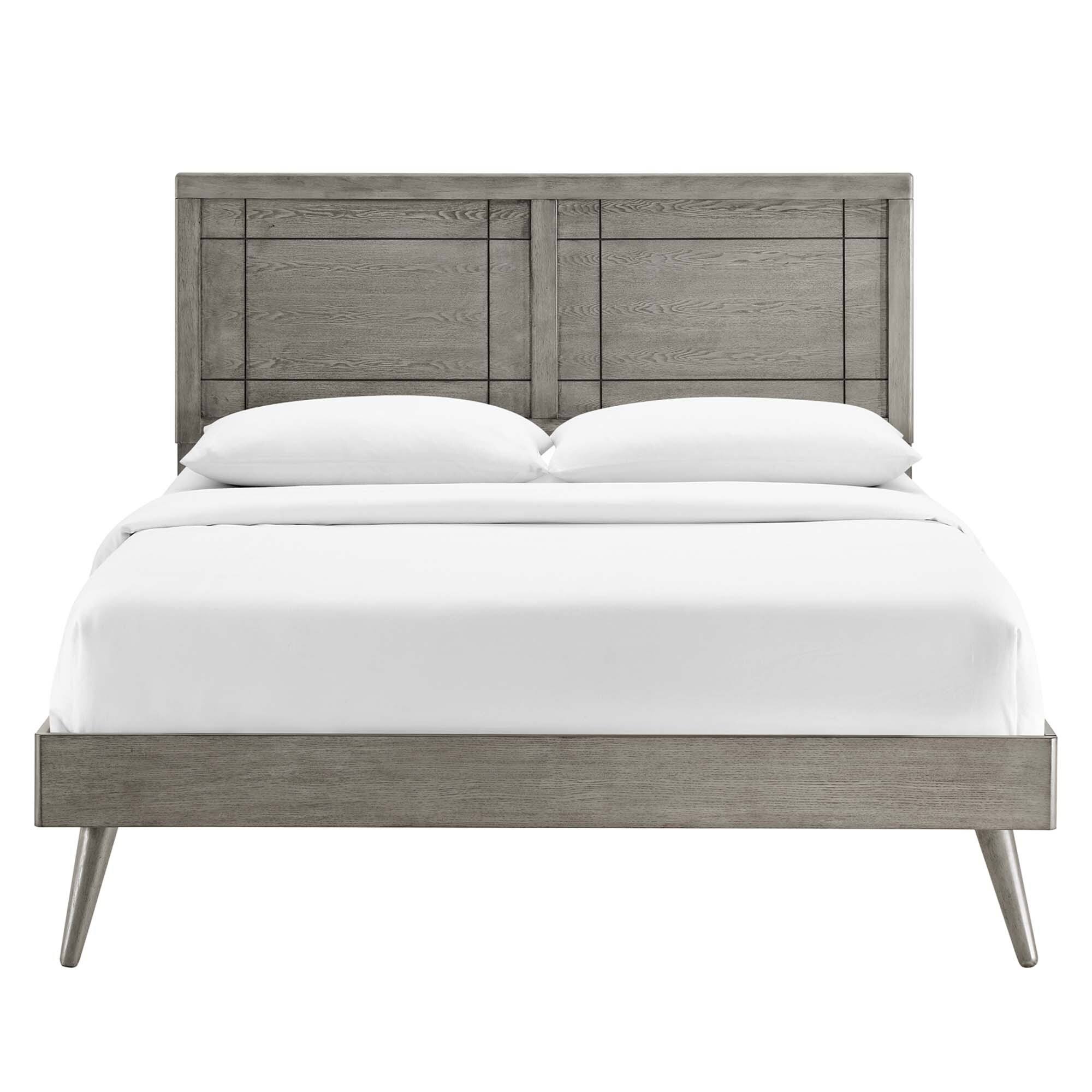 Modway Marlee King Wood Platform Bed With Splayed Legs - MAOKIMDG_3GBRE