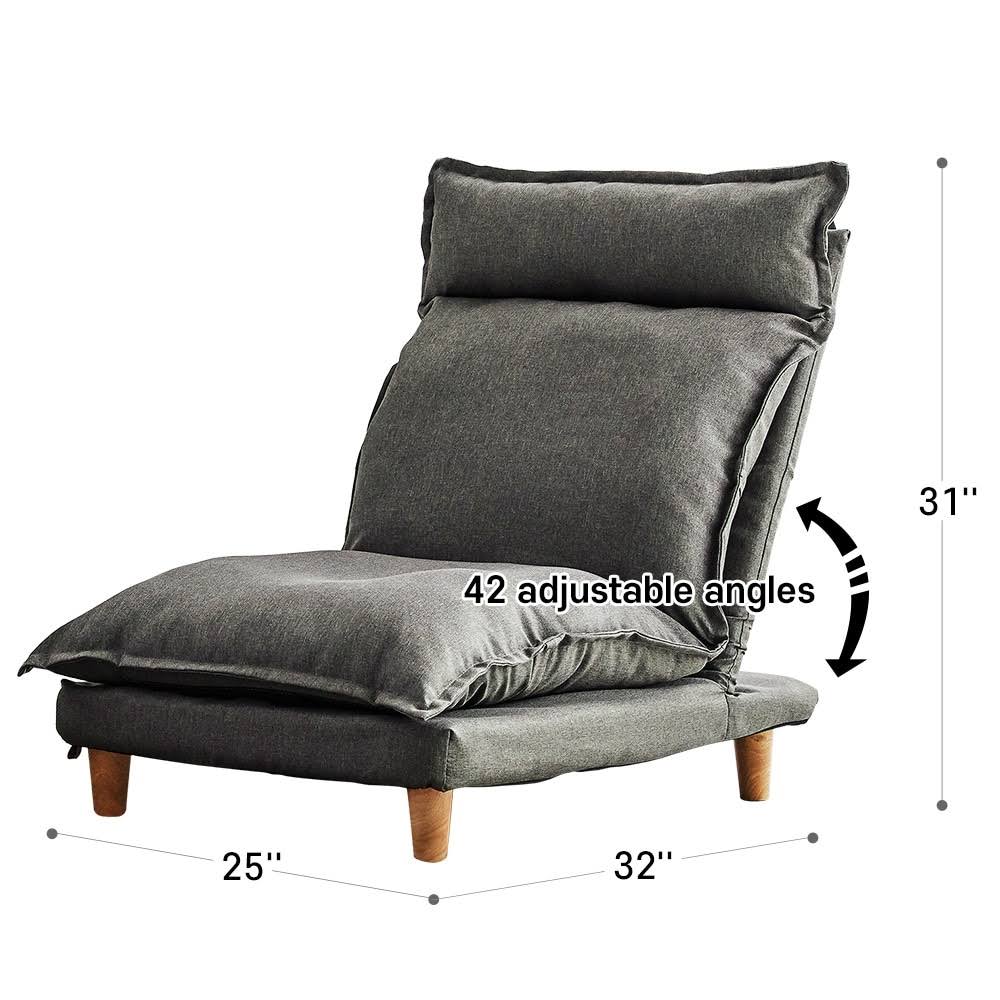Monster Living Bake Beige Floor Recliner 3CL4V2MY_ZNMVD