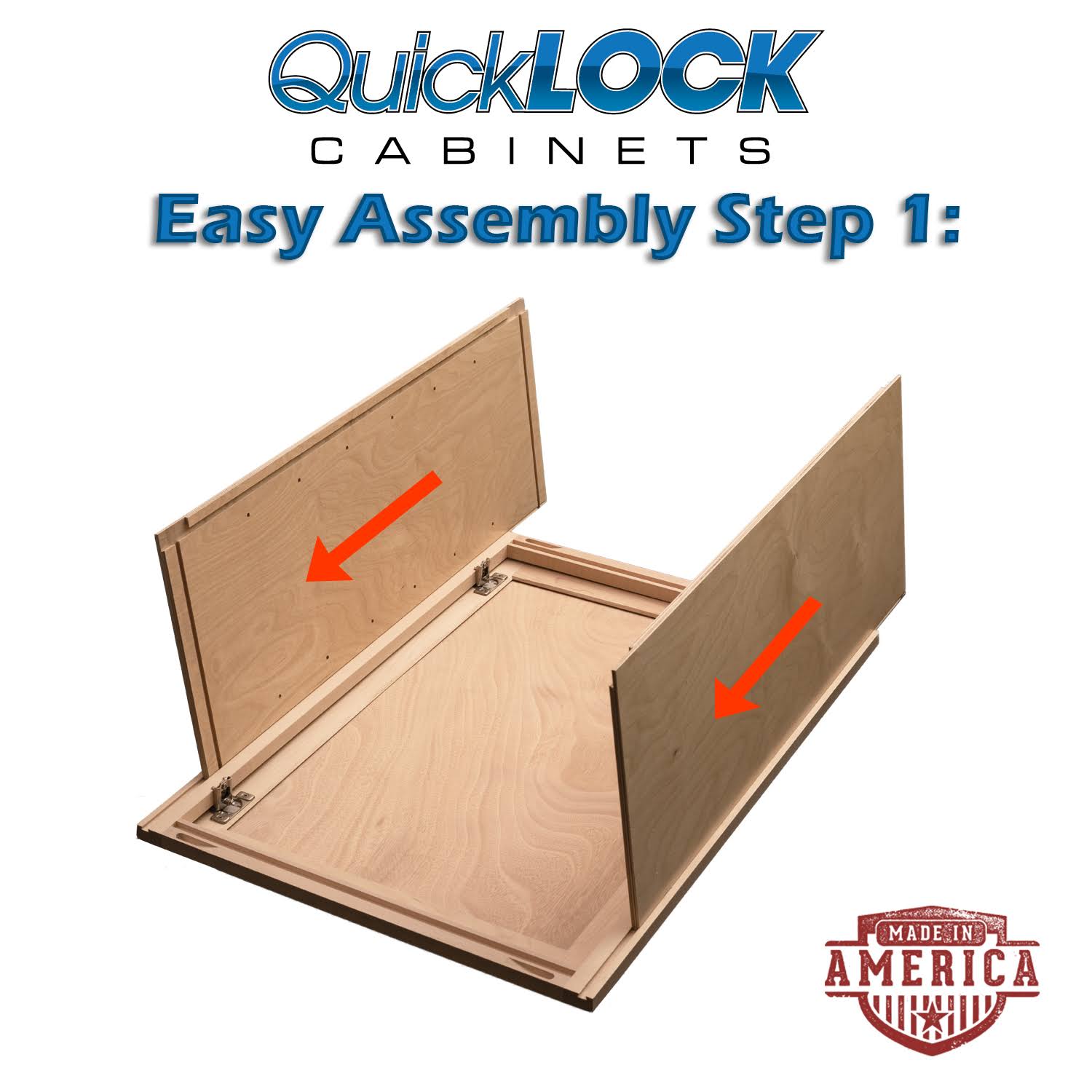 Quicklock Rta | Wall Kitchen Cabinets - Shaker Style | Ready-To-Assemble | 100% Hardwood | Made In America | Soft Close Hardware | Storage Cabinet | BCGBWZZO_51KWJ