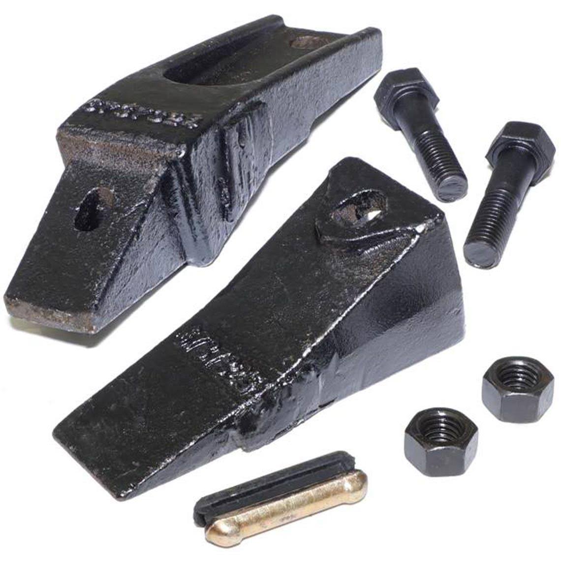 Titan Attachments 7 Bucket Teeth Assembly 6737322y Bobcat Style Bolt On Flush Mount Pin Skid TONNWRFJ_GSN0O