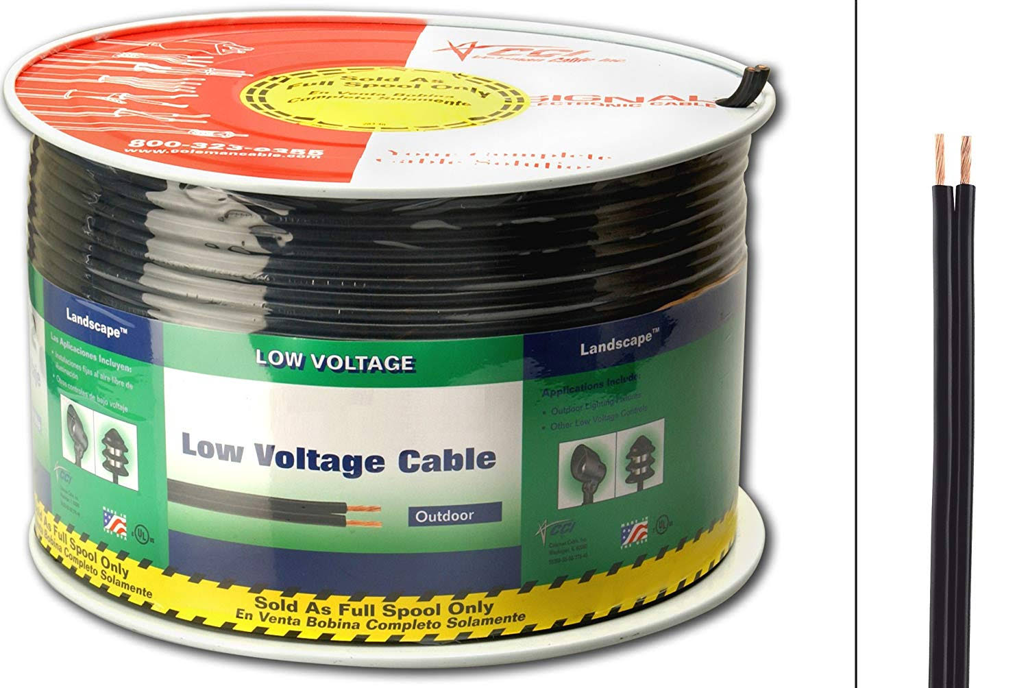 Southwire 12-65 Low Voltage Landscape Cord 12/2 250ft BAKMBKFU_KKRJI