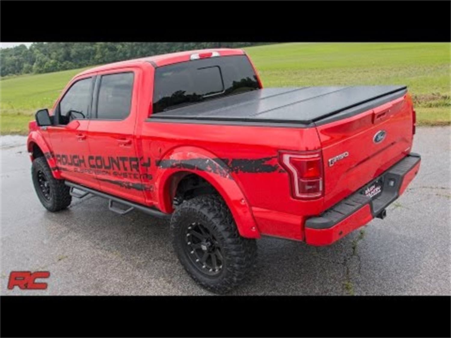 Rough Country 45716501a Toyota Tacoma Toyota Hard Tri-Fold Bed JBXC0T1V_UZO98