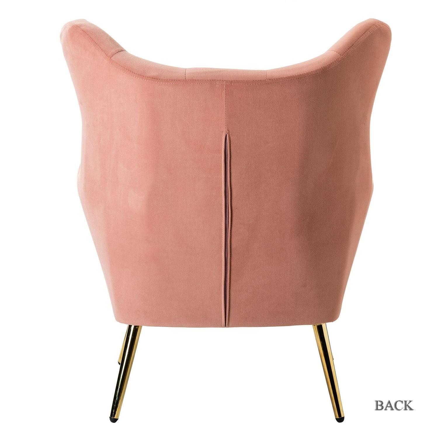 Lara Tufted Accent Chair With Wingback - XKYMATOG_HA3OI