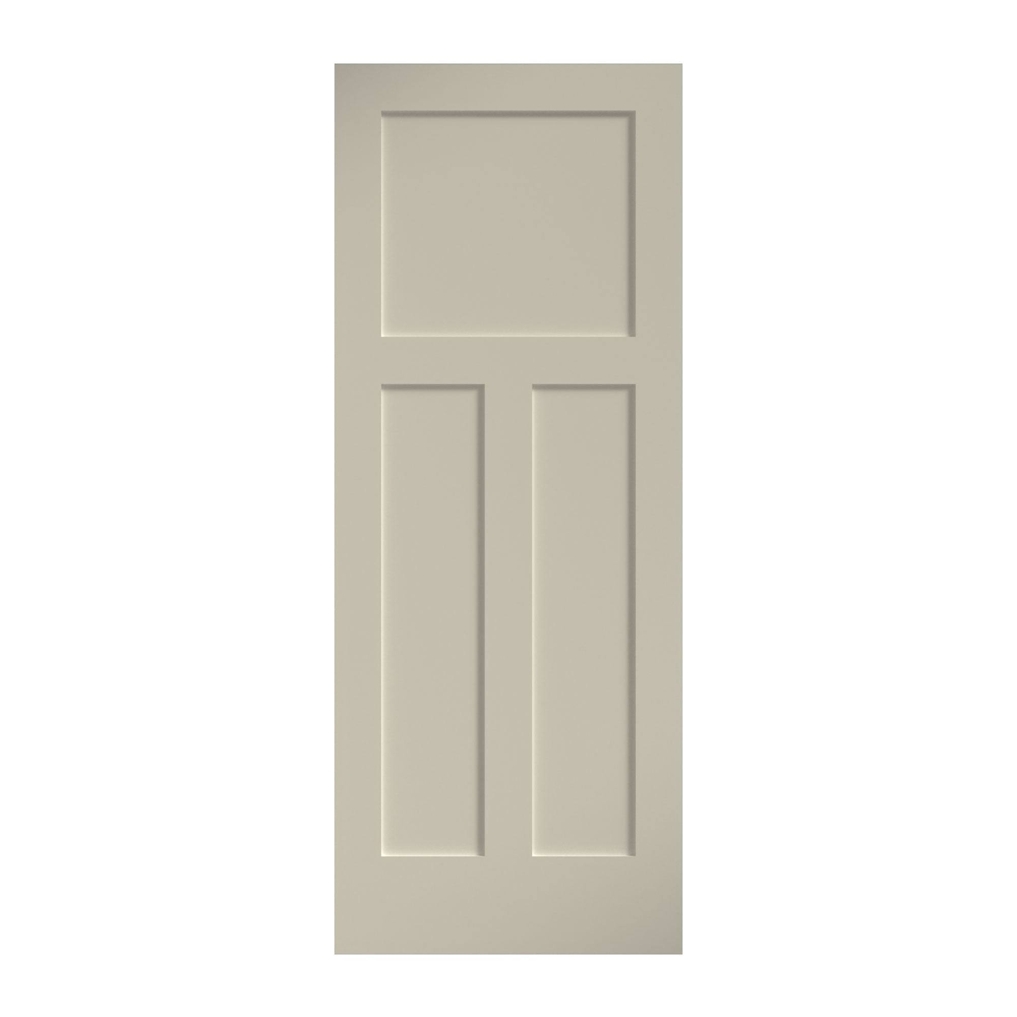 Eightdoors 30 In. X 80 In. X 1-3/8 In. Shaker White Primed 5-Panel Solid Core Wood Interior Slab QBXG06RE_K3HQL