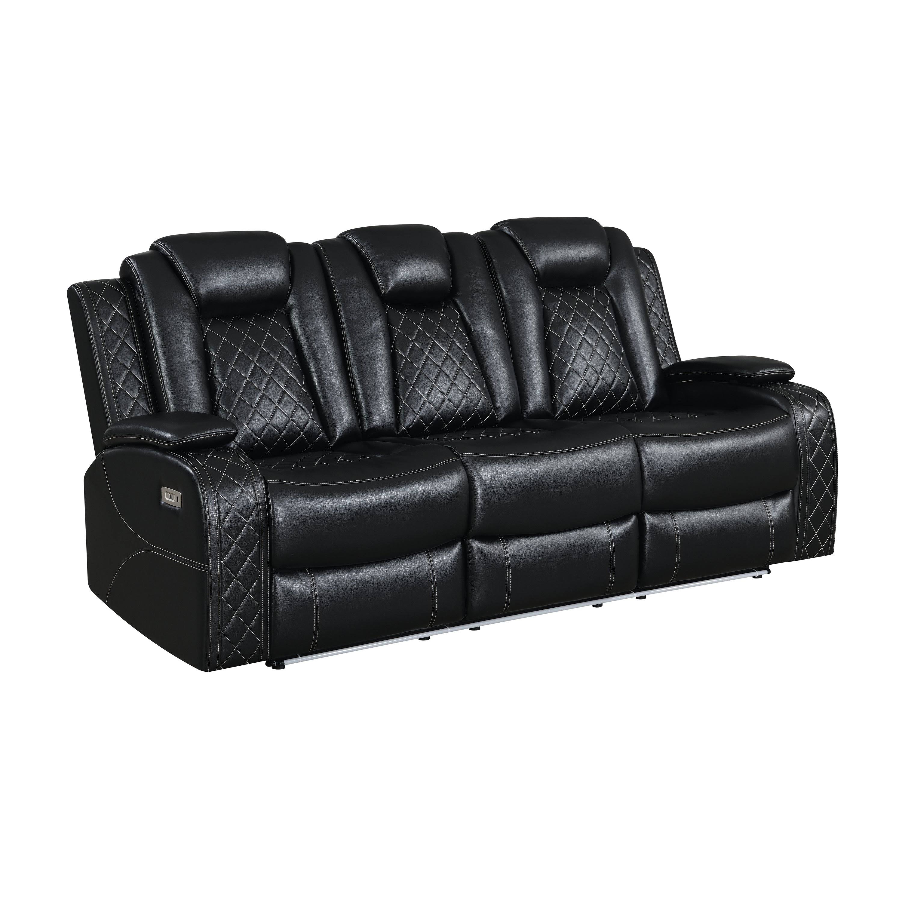 New Classic Orion Console Loveseat W/ Dual Recliners VIPHFSDU_OWBDM