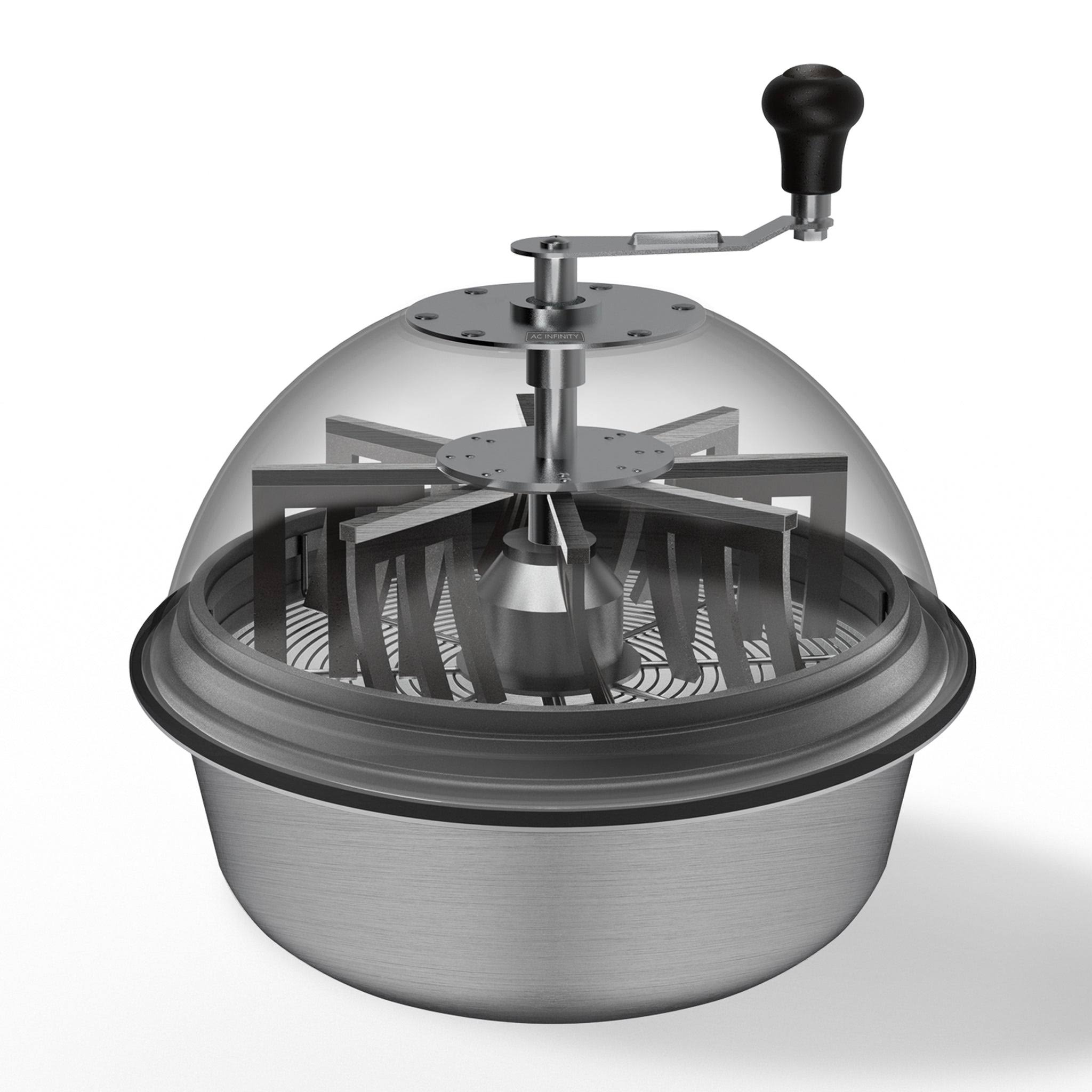 Ac Infinity Bud Bowl Trimmer, Twist Spin Cut With Clear Visibility Dome, 19-FOFOJMNX_AHHT9