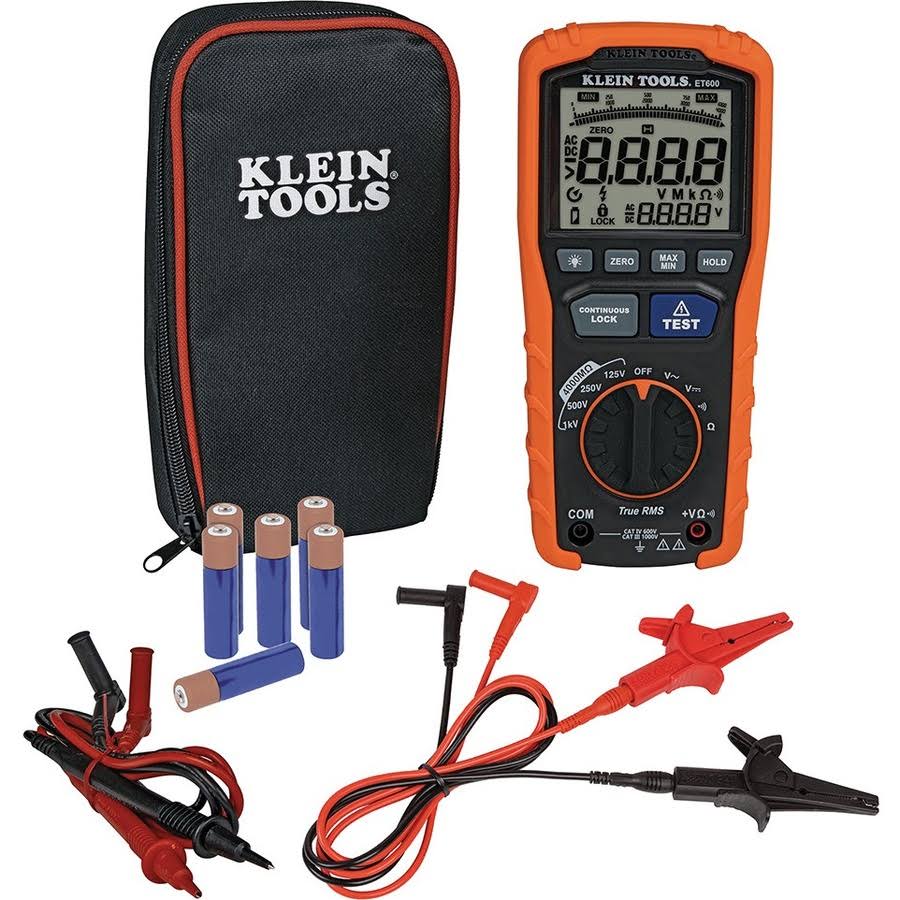 Klein Tools Et600 Insulation Resistance 1RD90NKQ_MXLM3