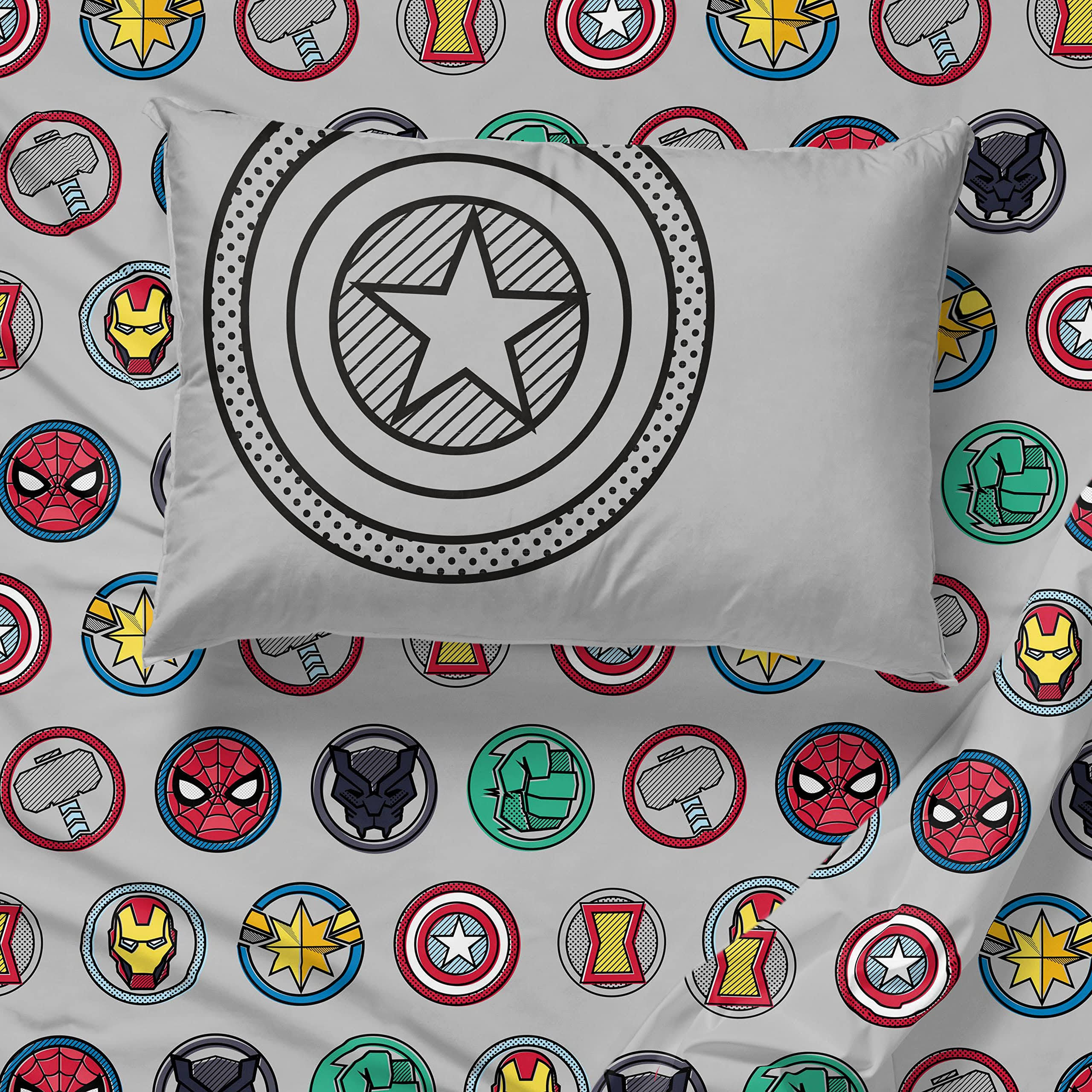 Avengers Pop 5-Piece Reversible Twin Comforter JYEPXULM_VMW5J