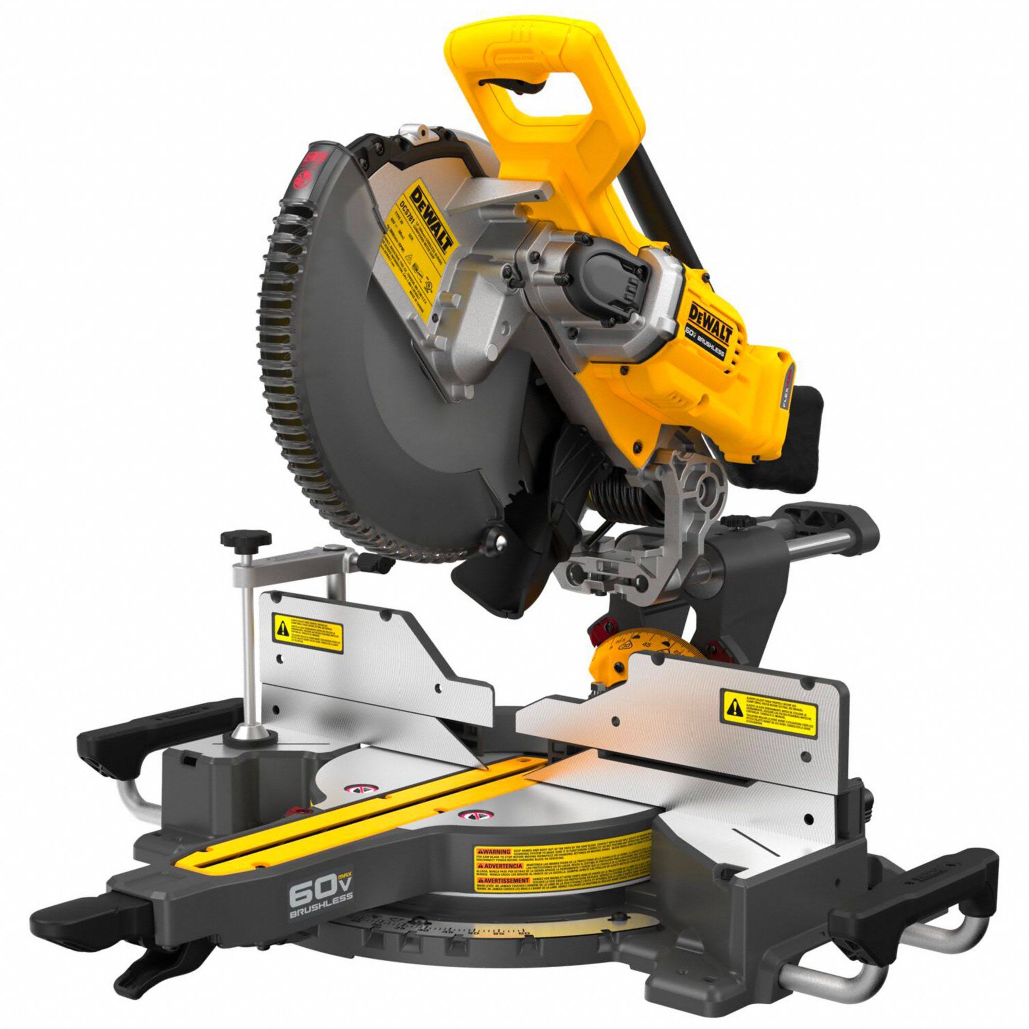 Dewalt Dcs781b 60v Max Brushless Cordless 12 In. Double Bevel Sliding Miter Saw (Tool Only) O2ZLBQCW_A4N7T