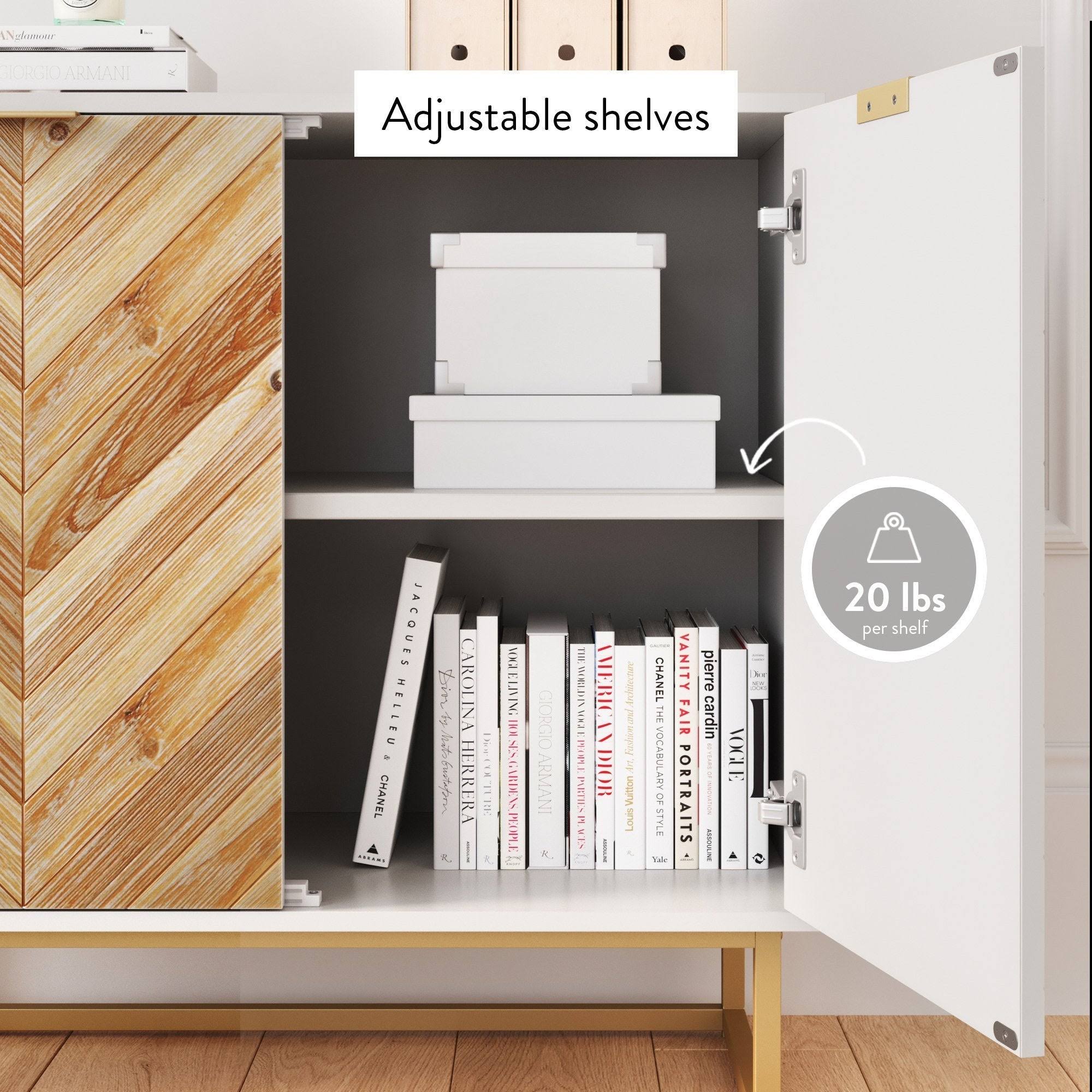 Enloe Modern Storage Cabinet For Entryway | Nathan James Dark Brown-Matte 3K4SPOGQ_6TLLH