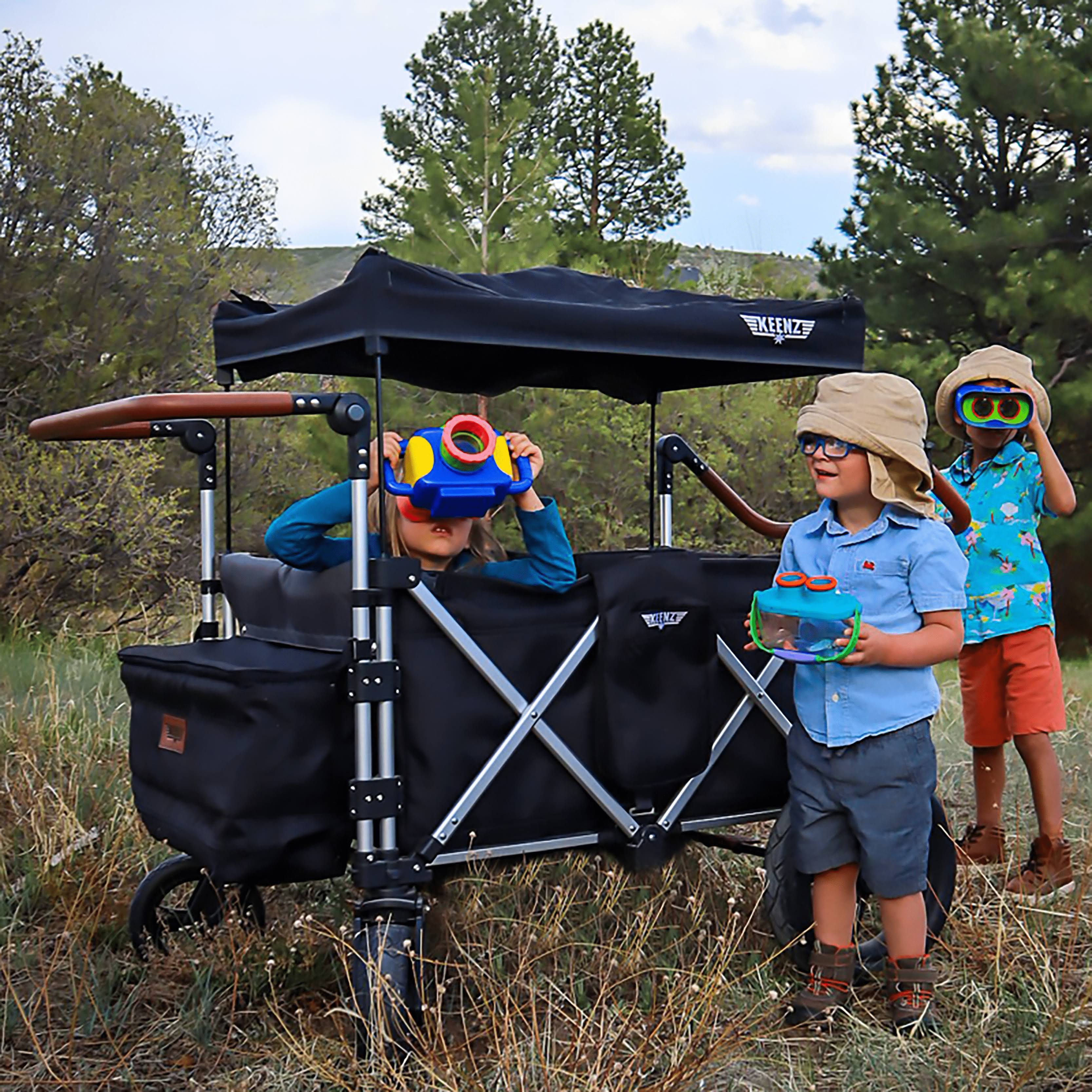 Keenz Original 7s 2 Passenger Lightweight Ultimate Adventure Stroller Wagon, VL5RHZUL_HN6QV