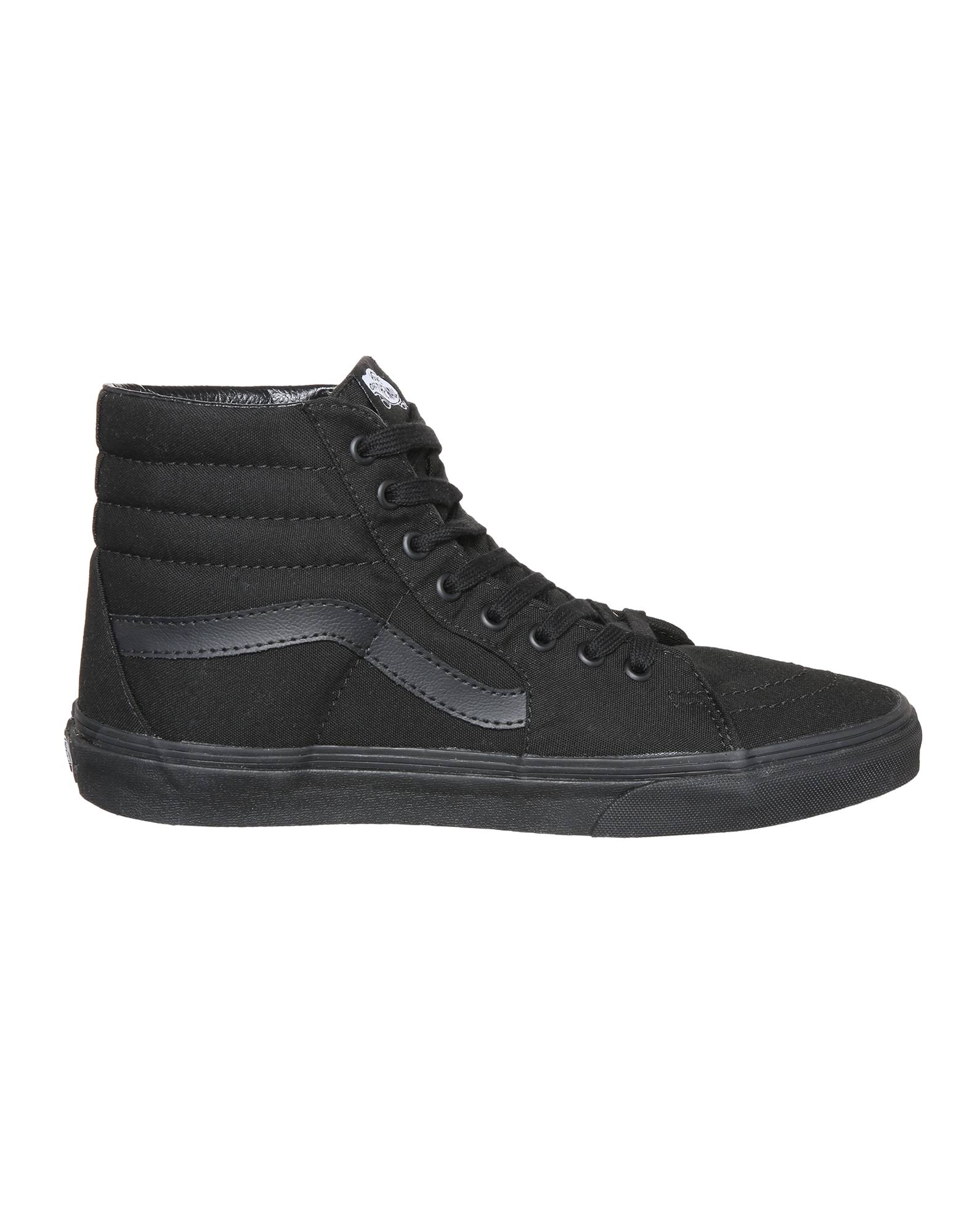 Vans Canvas Sk8-Hi (Black/Black/Black) 17.M2MKN5TO_YB0JP