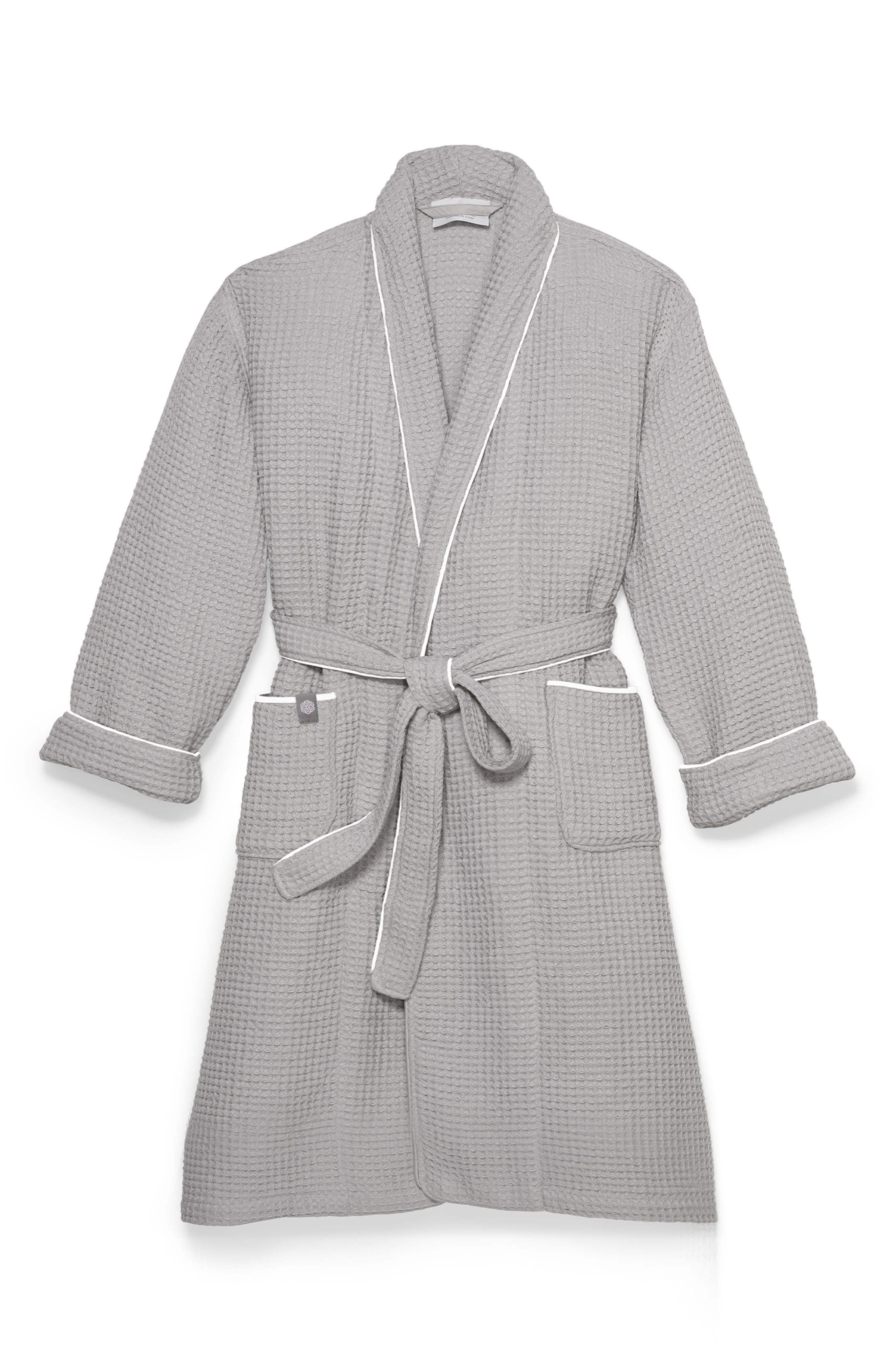 Boll & Branch Women's Organic Waffle Robe - Blush And BAV4VCGX_ICOTR