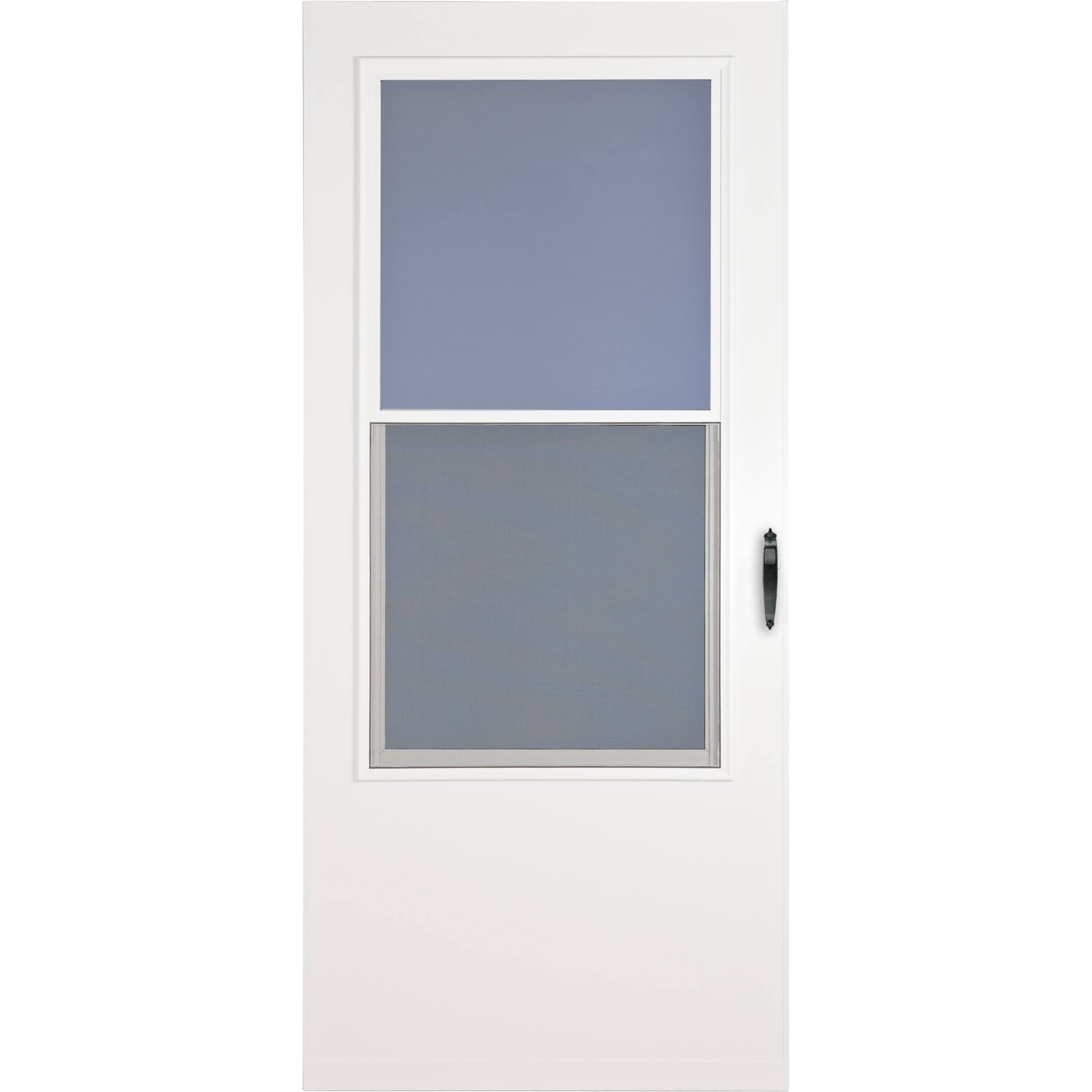 Larson 32-In X 81-In White Mid-View Storm Door | N1H3HJBL_OBS5I