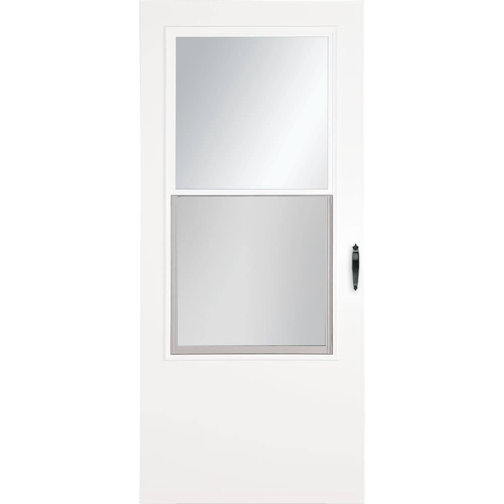 Larson 32-In X 81-In White Mid-View Storm Door | N1H3HJBL_OBS5I