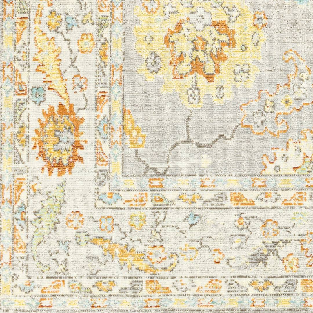 Vincent Oriental Light Gray/Yellow/Blue Indoor / Outdoor Area Rug Birch Lane Rug Size: Rectangle 6'11 X 9' BDJUM4SE_WVRQP