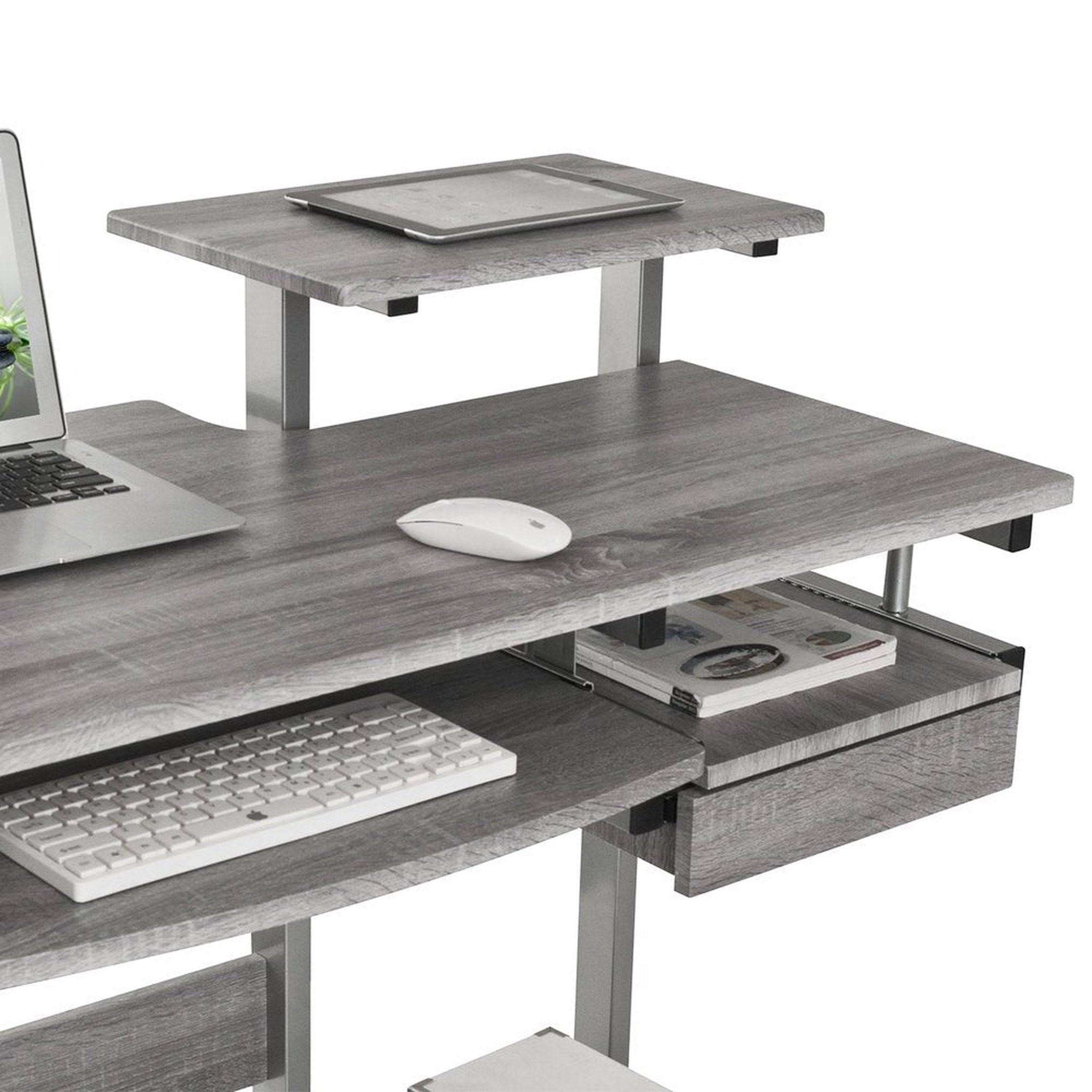 Techni Mobili Complete Computer Workstation Desk - TCZLDIZW_QZWWN