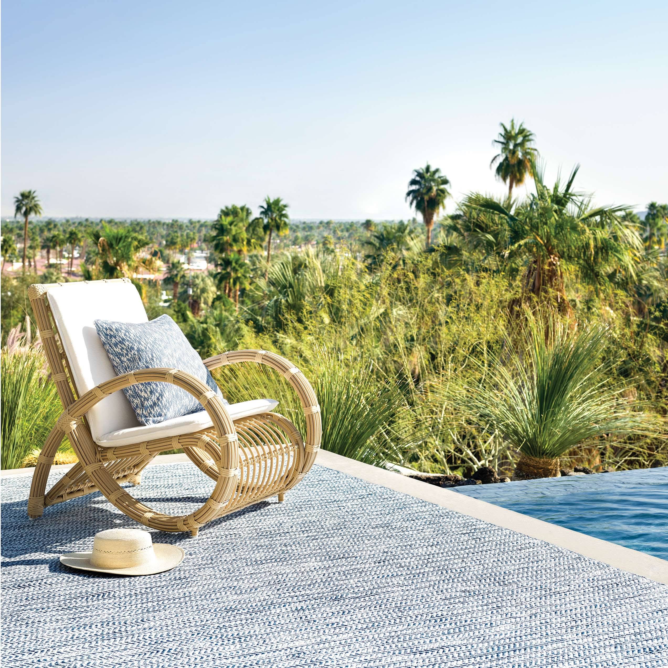 Dash Albert Coastal Blue Indoor/Outdoor Rug 3' X 5' PQJT5UOY_XCGZN