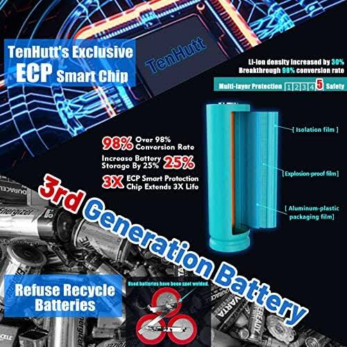 Tenhutt Upgrade 2pack 20v 6.0ah Replacement Battery For Craftsman V20 Lithium Ion Battery For Cmcb205 Cmcb204 Cmcb206 Cmcb202 Cmcb201 20v 3UPFUPGR_RLCNX