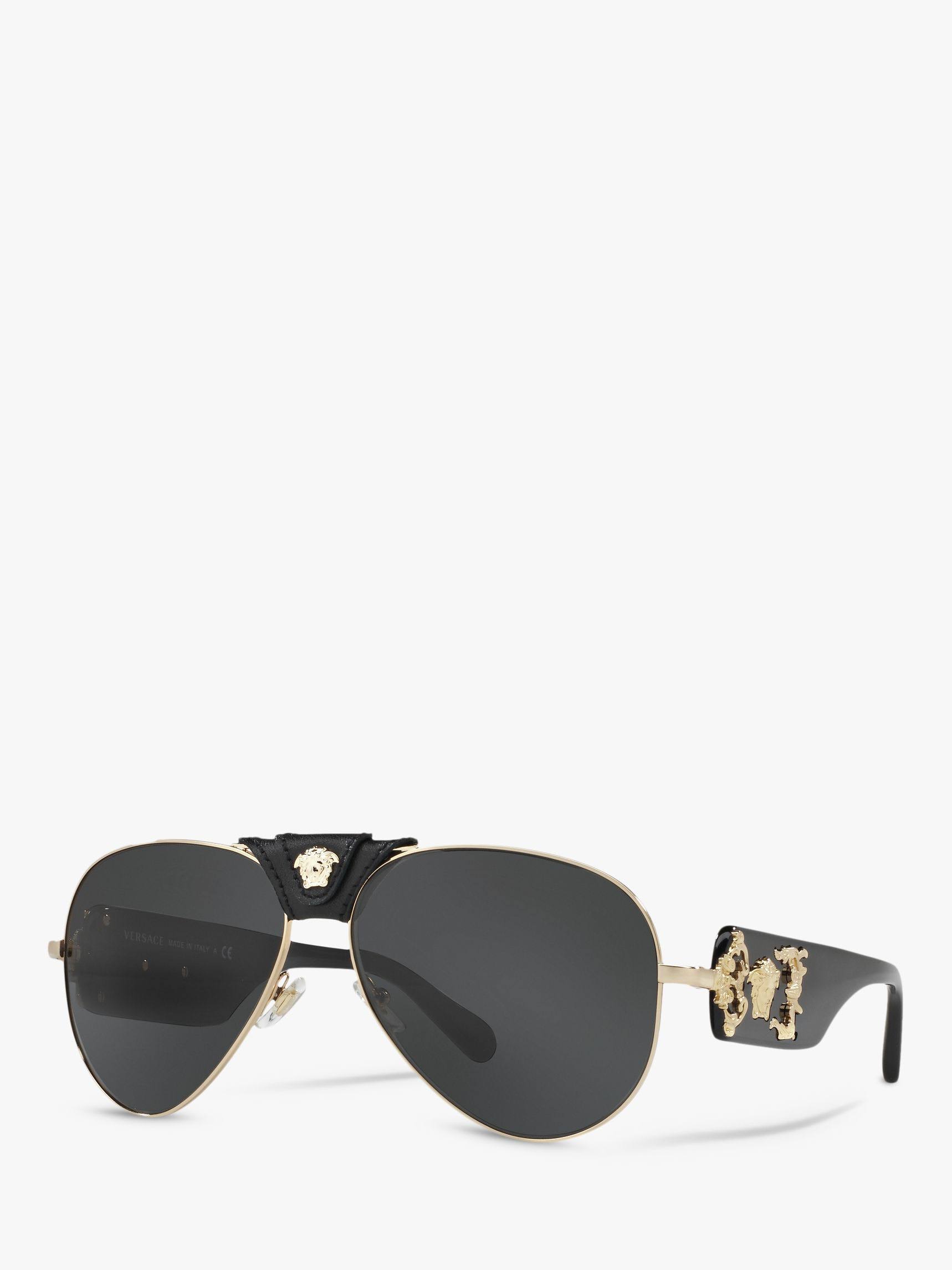 Versace Ve2150q Sunglasses 100271-62 - Gold Frame Grey Green ATKIFCZX_EZU0P