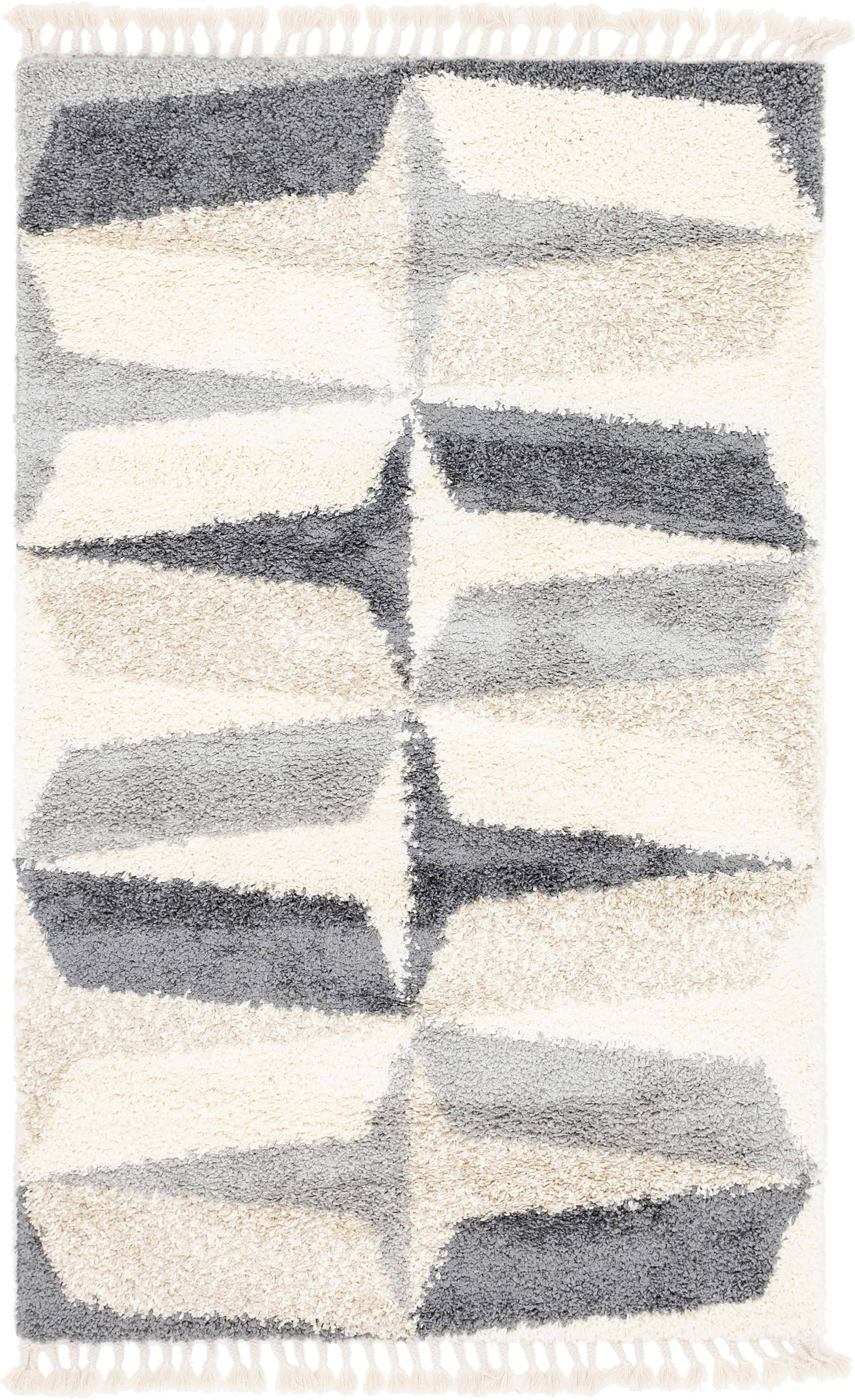 Unique Loom Balanced Hygge Shag Area Rug (8' X 8' Square - Blue) 04FGM4ZN_RLSB7