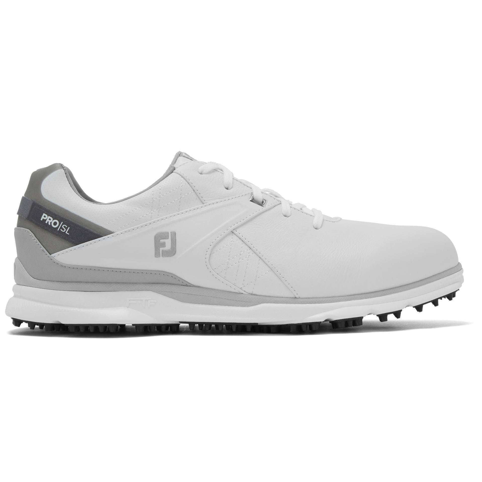 Footjoy Men's Pro Sl Golf Shoes In White/Grey, Size 8, X-E9TQECAA_YIXZE