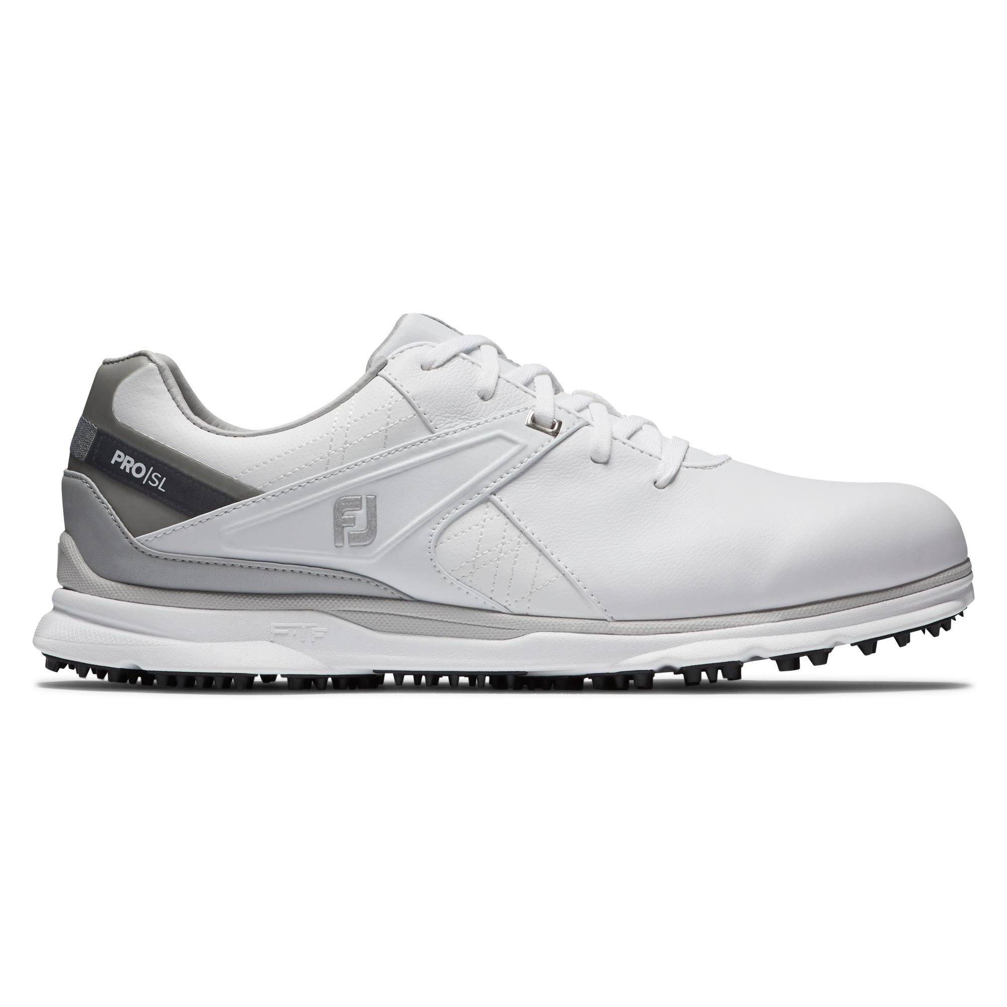 Footjoy Men's Pro Sl Golf Shoes In White/Grey, Size 8, X-E9TQECAA_YIXZE