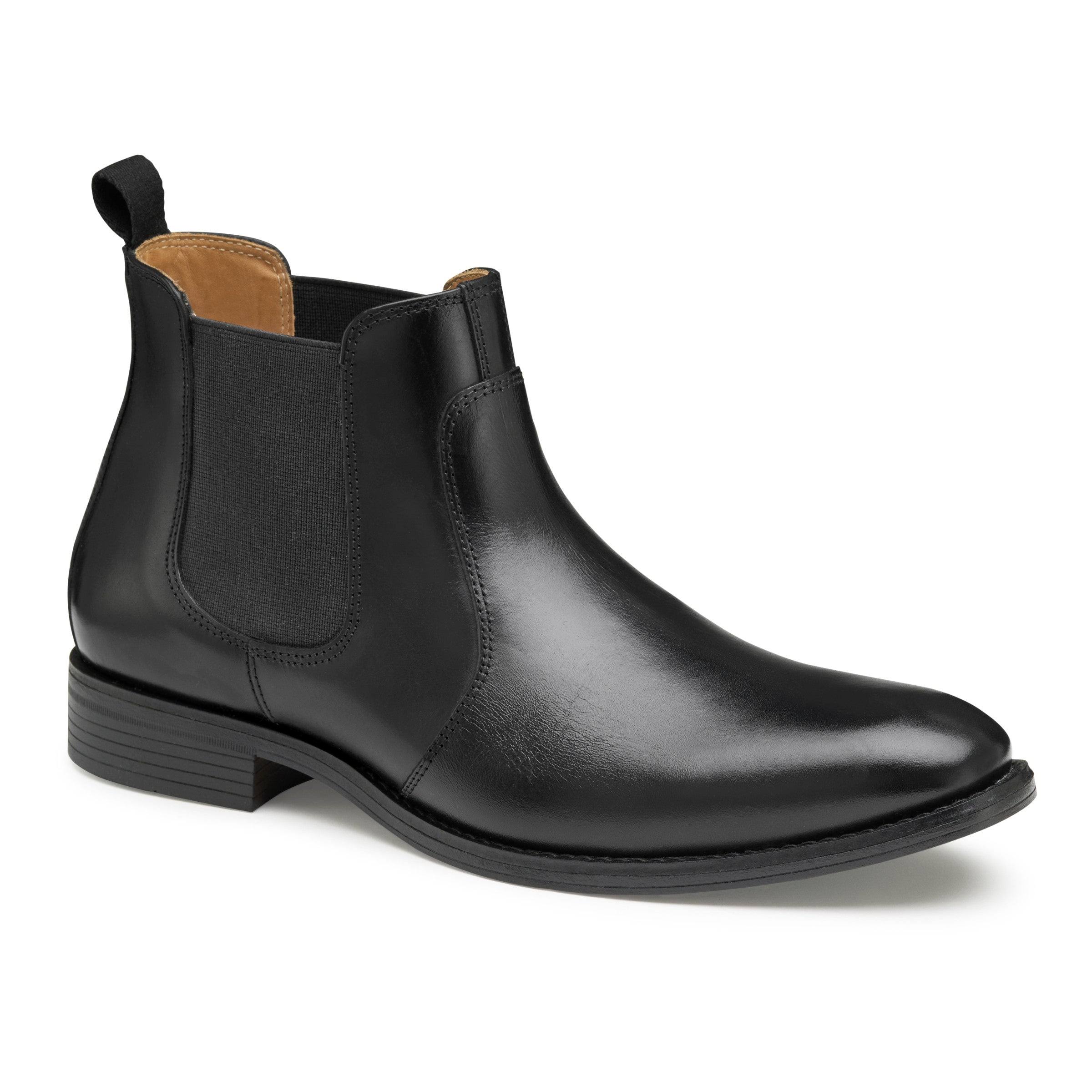 Johnston & Murphy Lewis Chelsea Boot - Black - Size Y1AMC75M_DV8SC