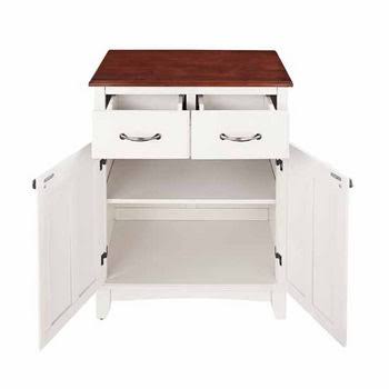 Cottage Oak Hutch Buffet With Wood LNCHNHJU_GVVHF