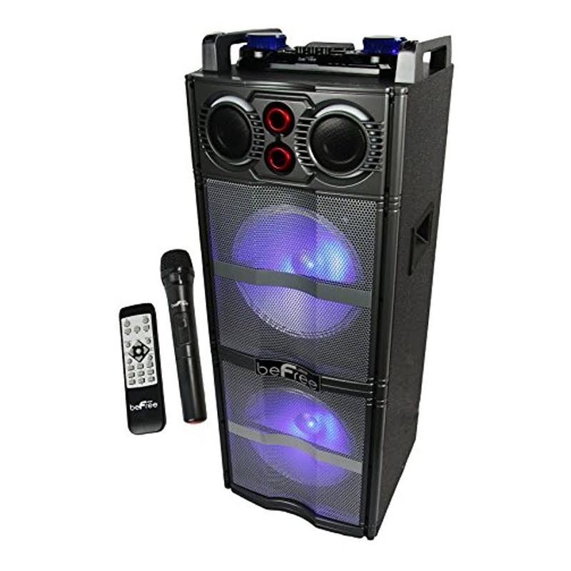 Befree Sound Double 10 Inch Subwoofer Portable Bluetooth Party Speaker With Reactive JFO4QHAR_LQ86H