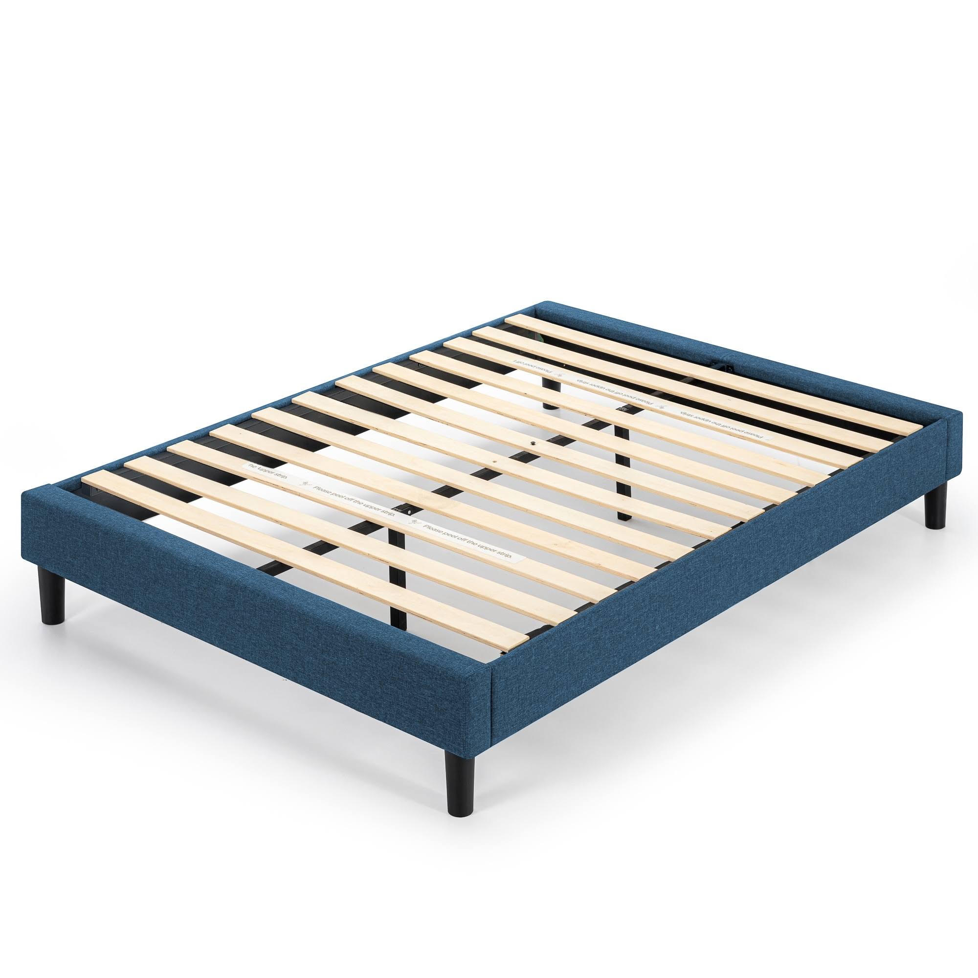 Priage By Zinus Upholstered Platform Bed Frame - Navy - 5T8ZXRYV_XB719